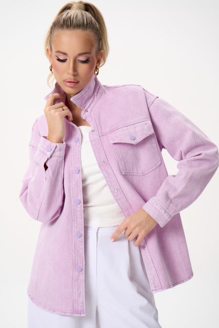 Рубашка Мишель (сиреневый)