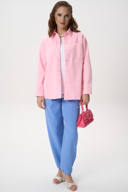Рубашка Бонна (розовый)