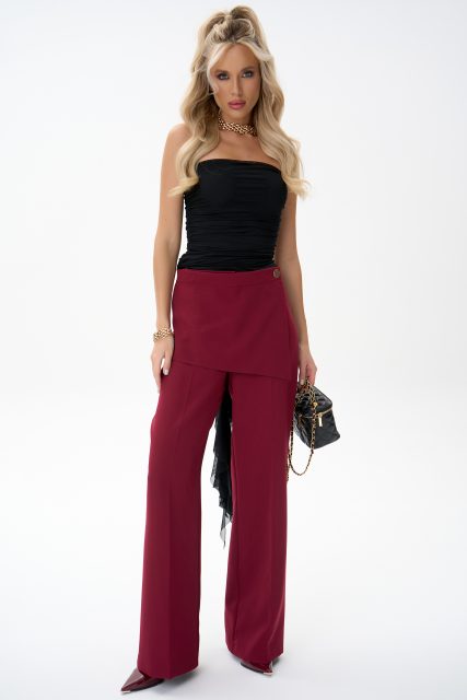 Брюки Агния (бордо)