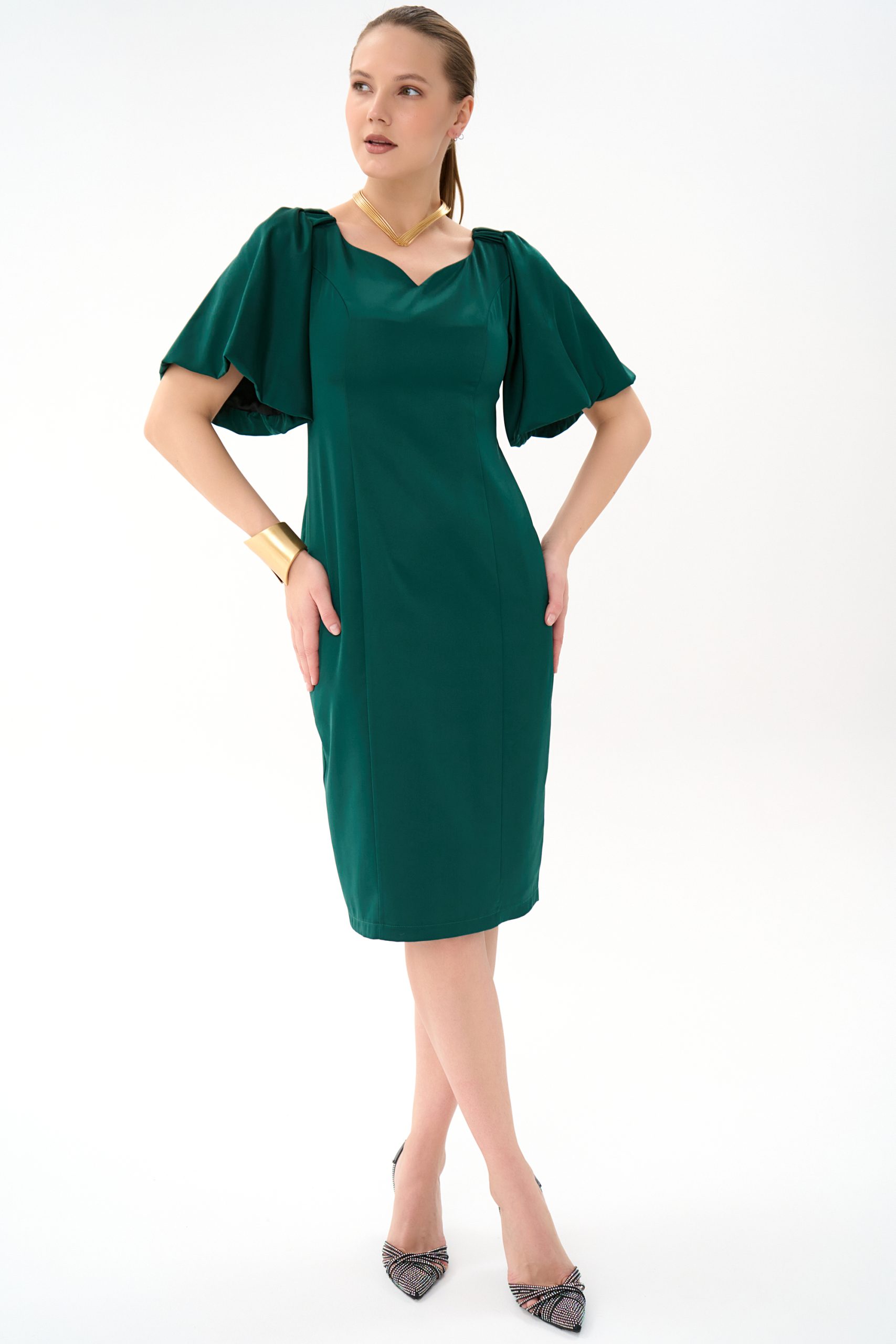 Платье Вирджиния (изумрудный)
