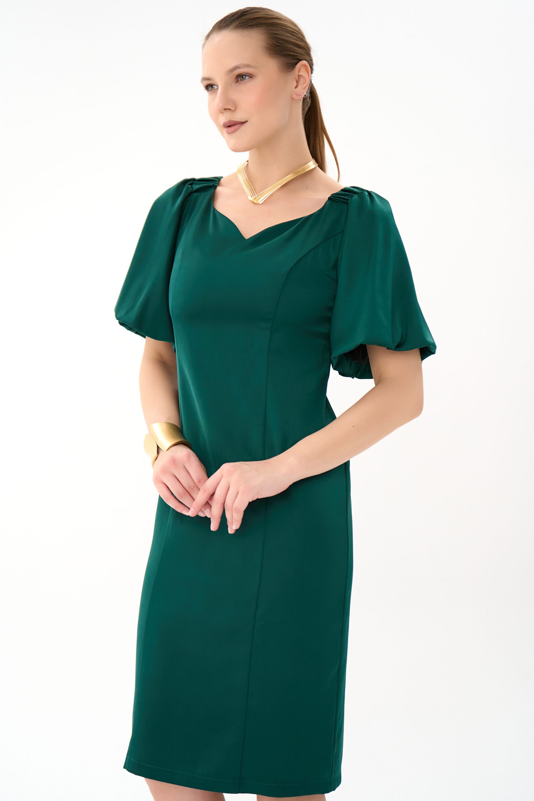 Платье Вирджиния (изумрудный)