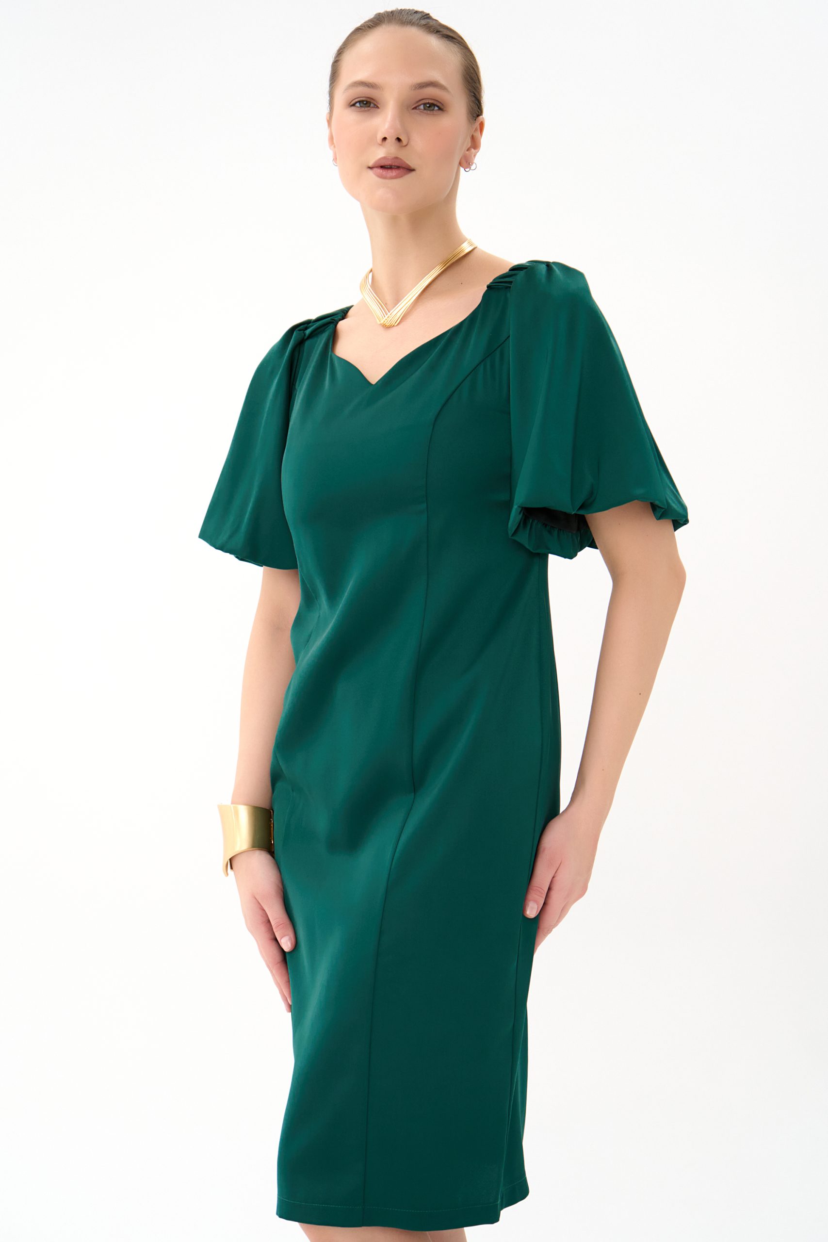 Платье Вирджиния (изумрудный)