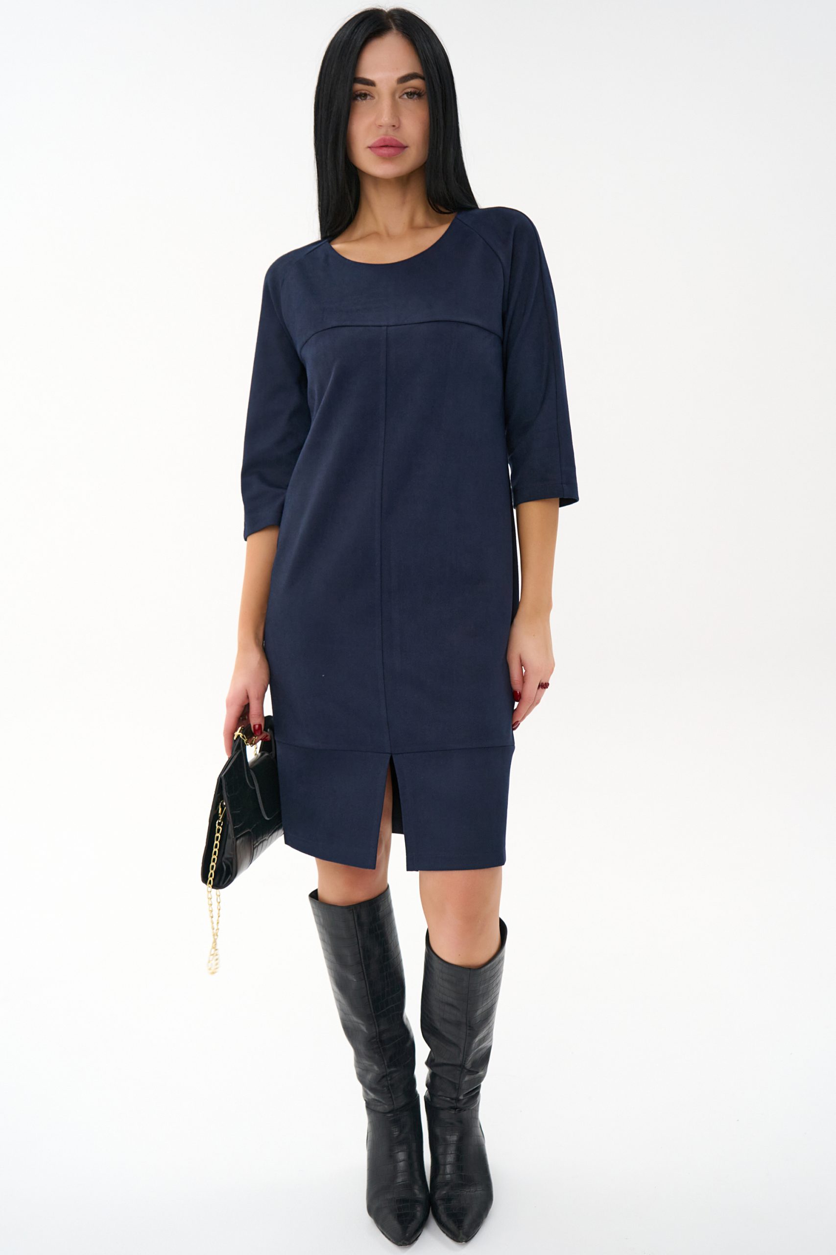 Платье Модерна (черника)