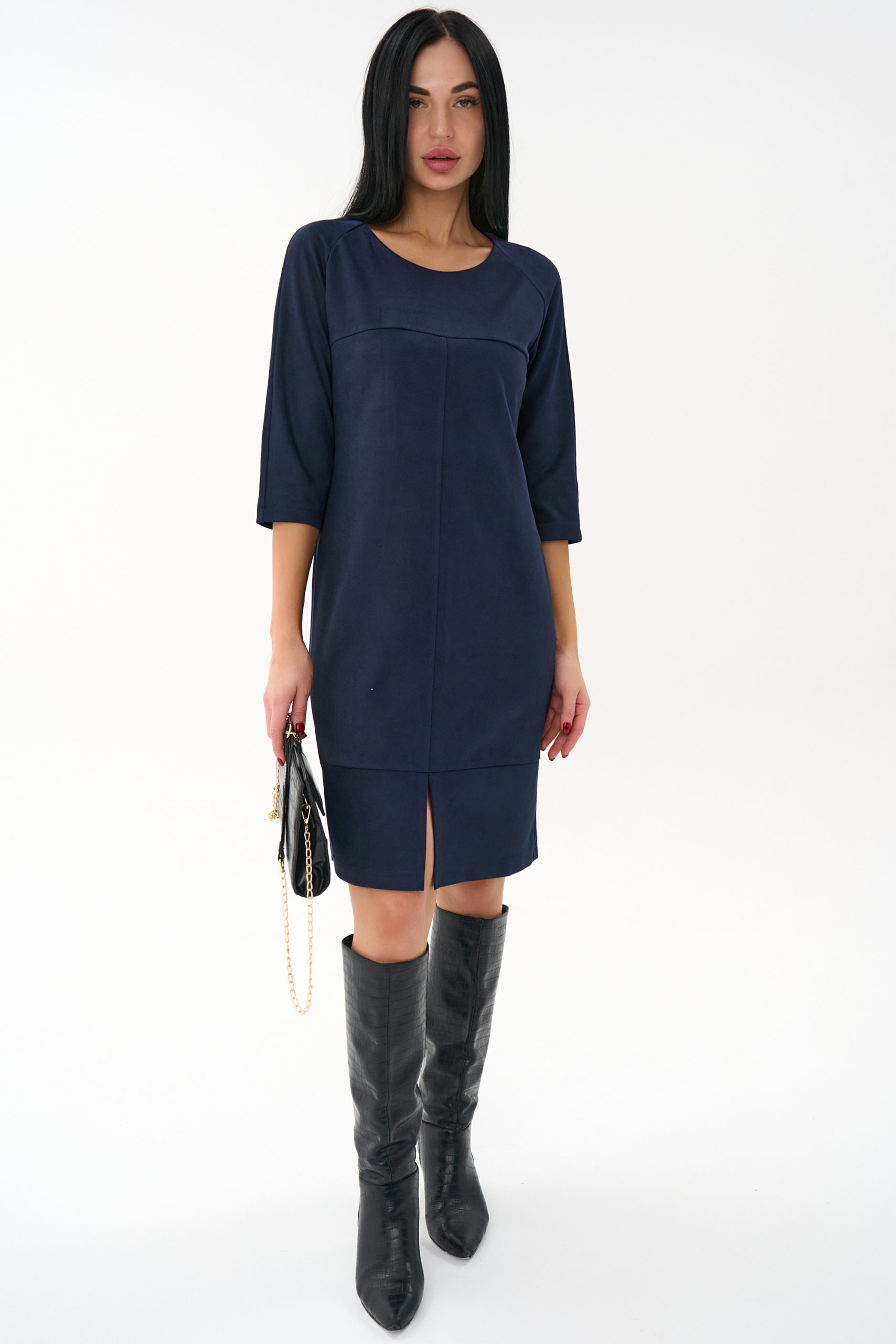 Платье Модерна (черника)