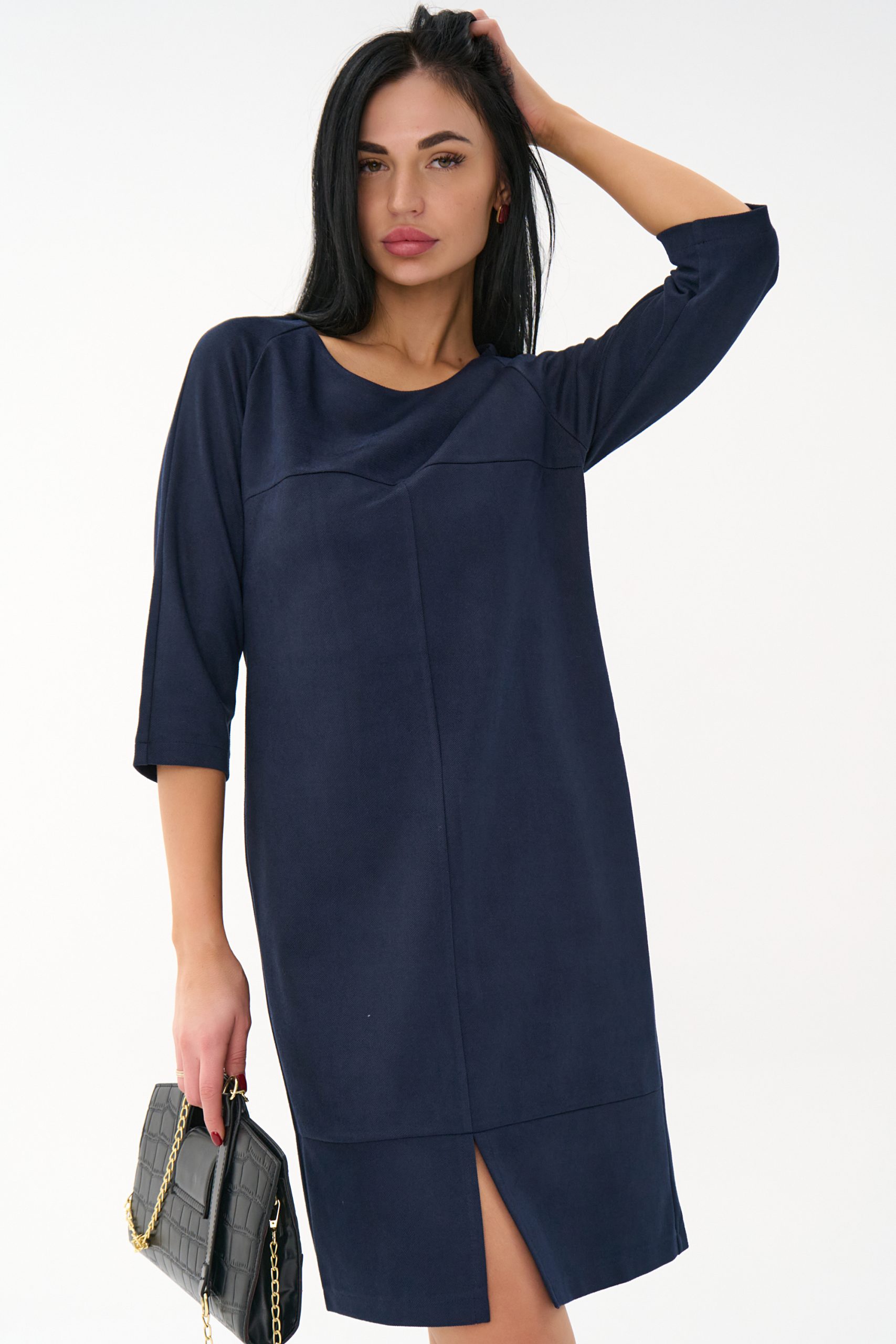 Платье Модерна (черника)