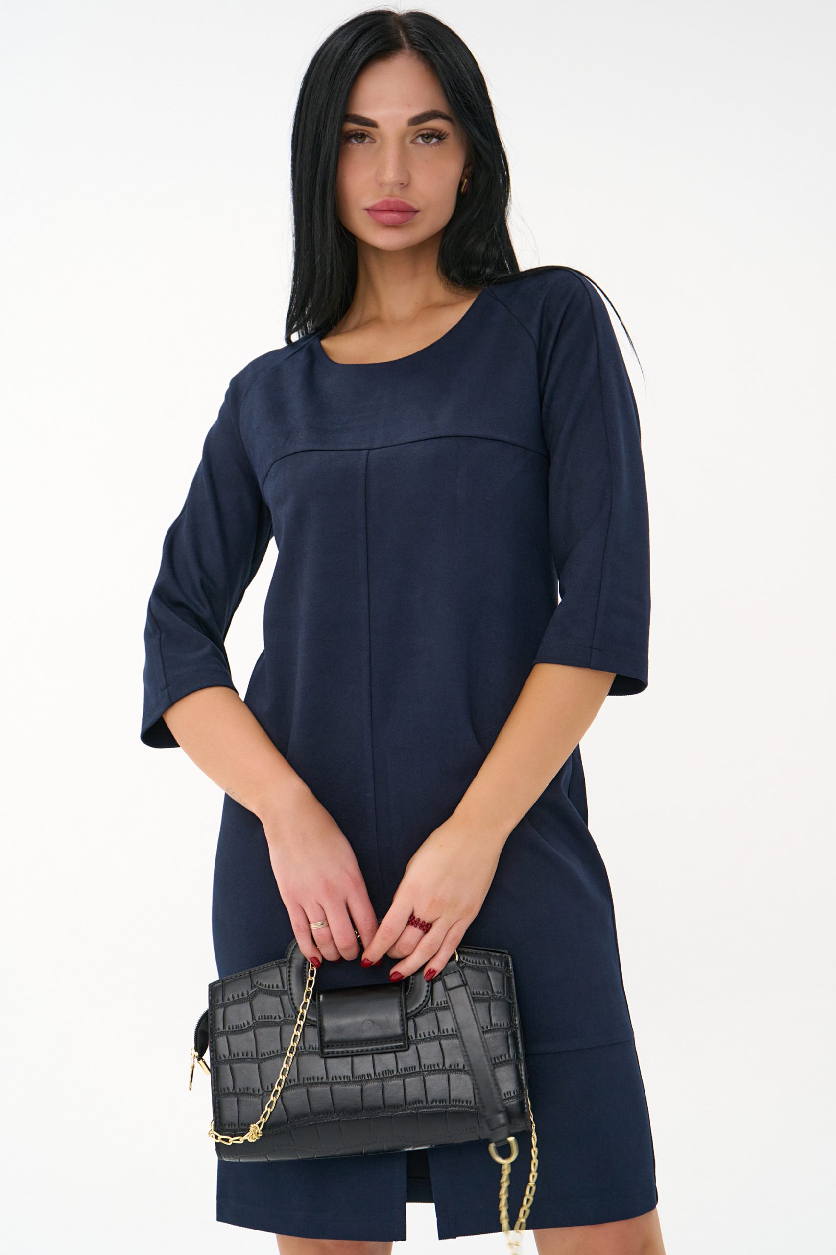 Платье Модерна (черника)