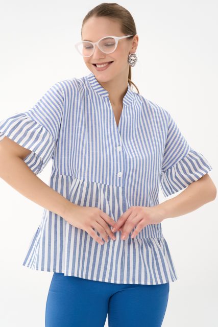 Блузка Памела (голубой)