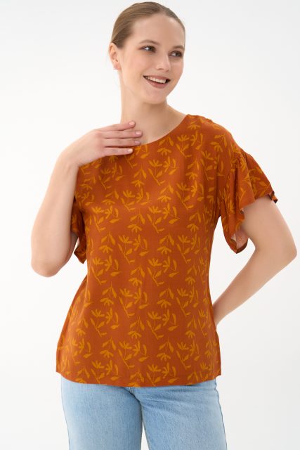 Блузка Кимоно (терракот)