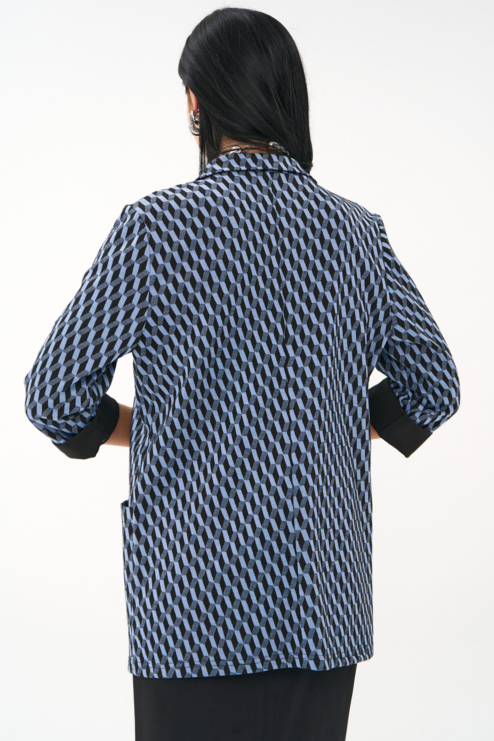 Пиджак Шерри (клетка/синий)