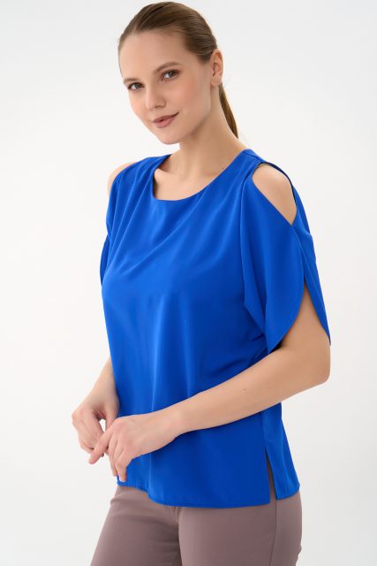 Блузка Аура (синий)