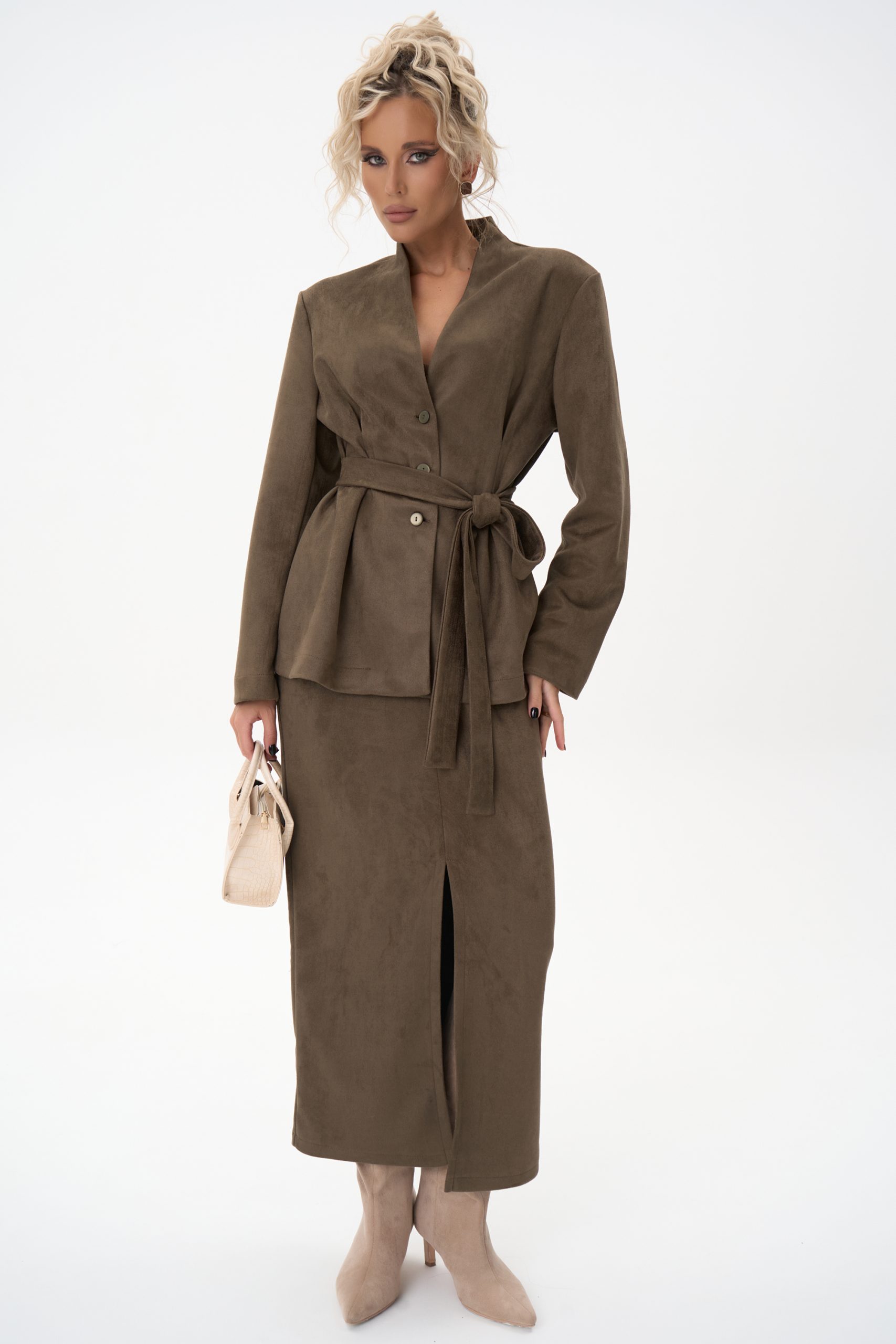 Юбка Майли (оливковый)