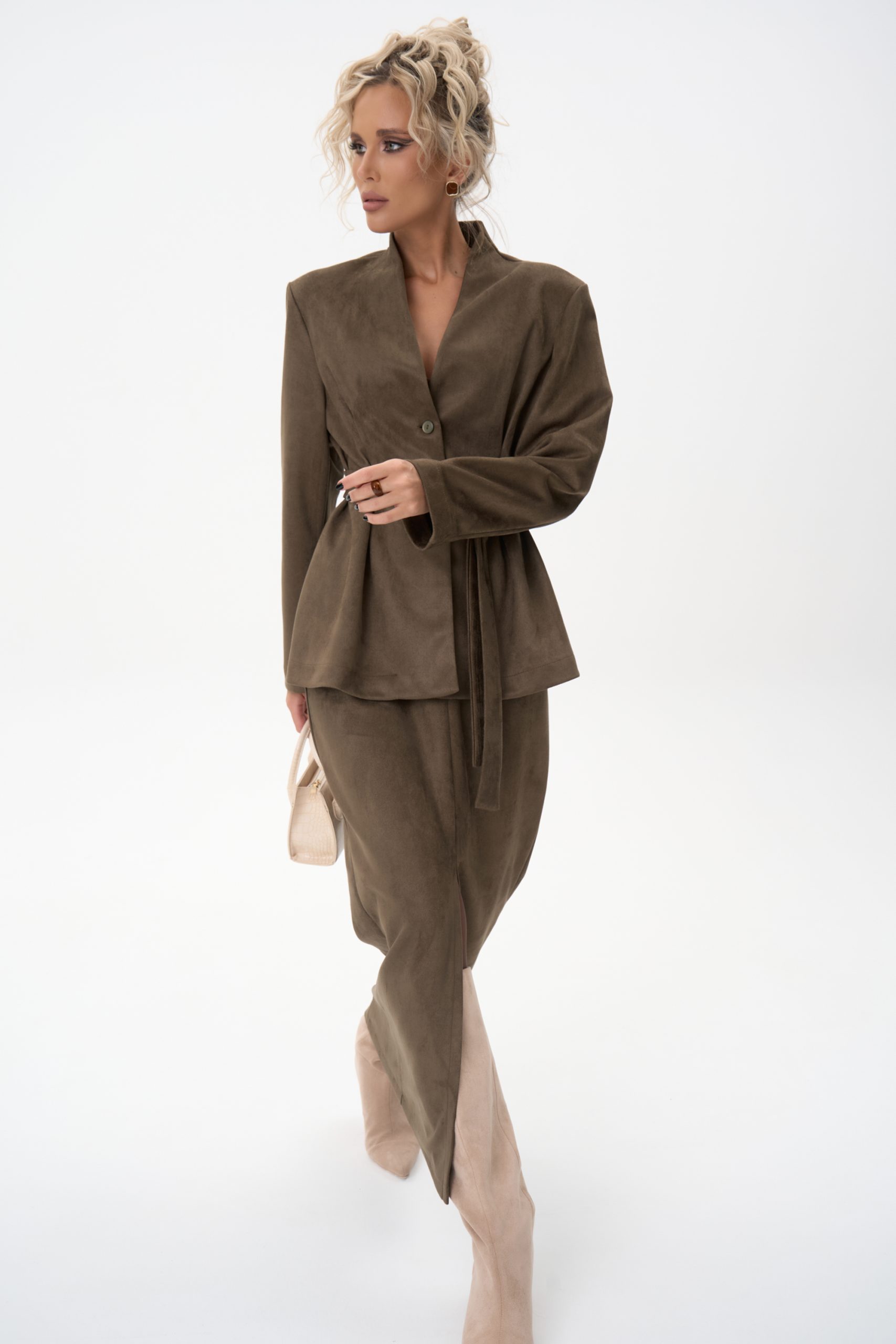 Юбка Майли (оливковый)