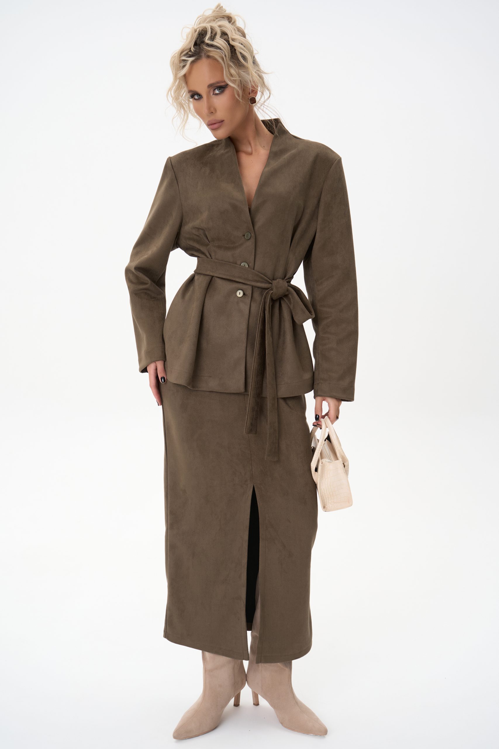 Юбка Майли (оливковый)