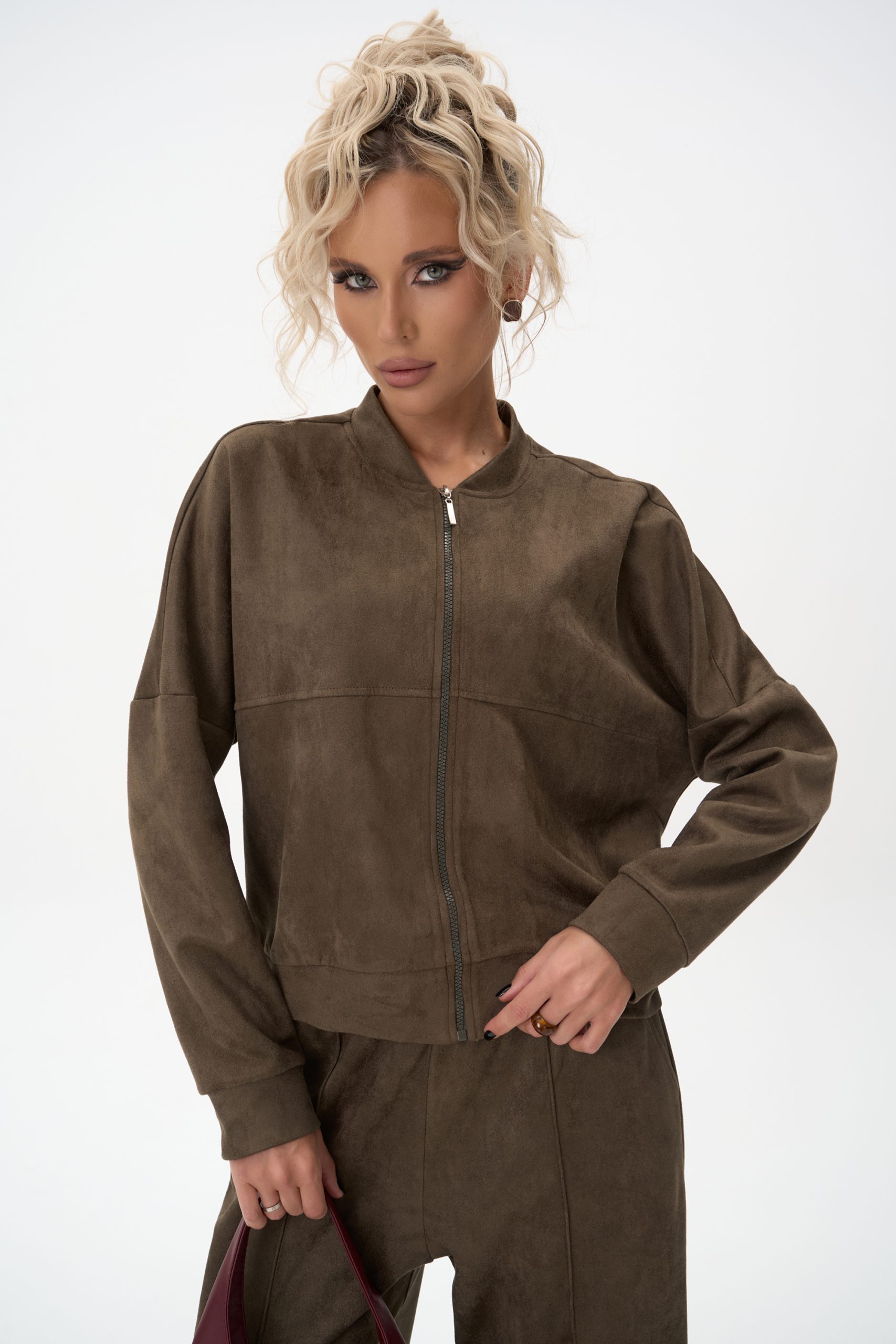 Бомбер Майли (оливковый)