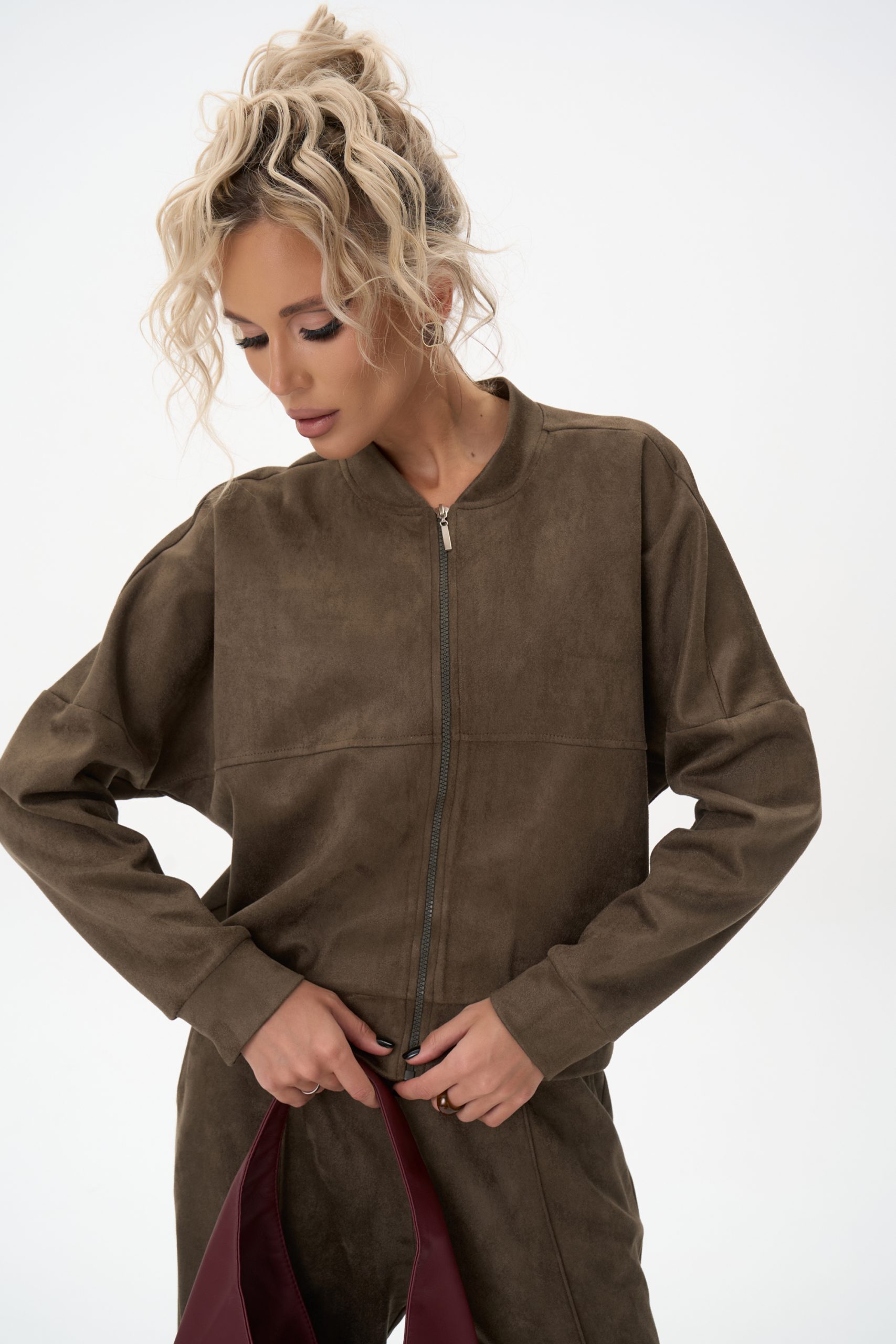 Бомбер Майли (оливковый)