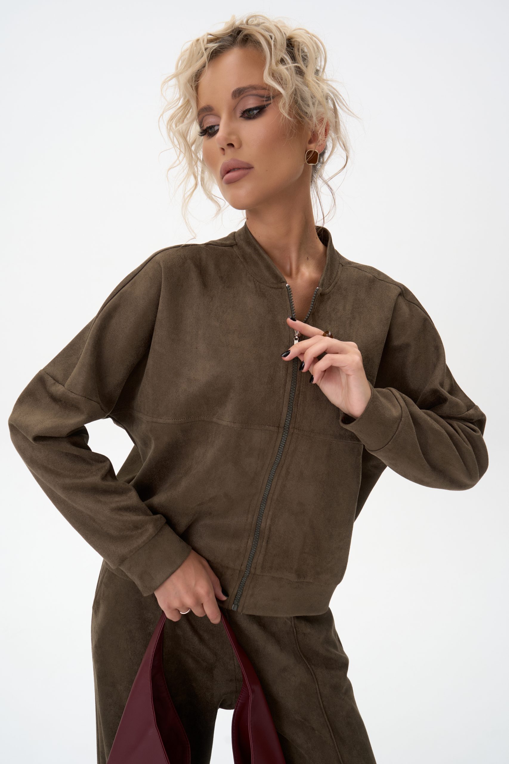 Бомбер Майли (оливковый)