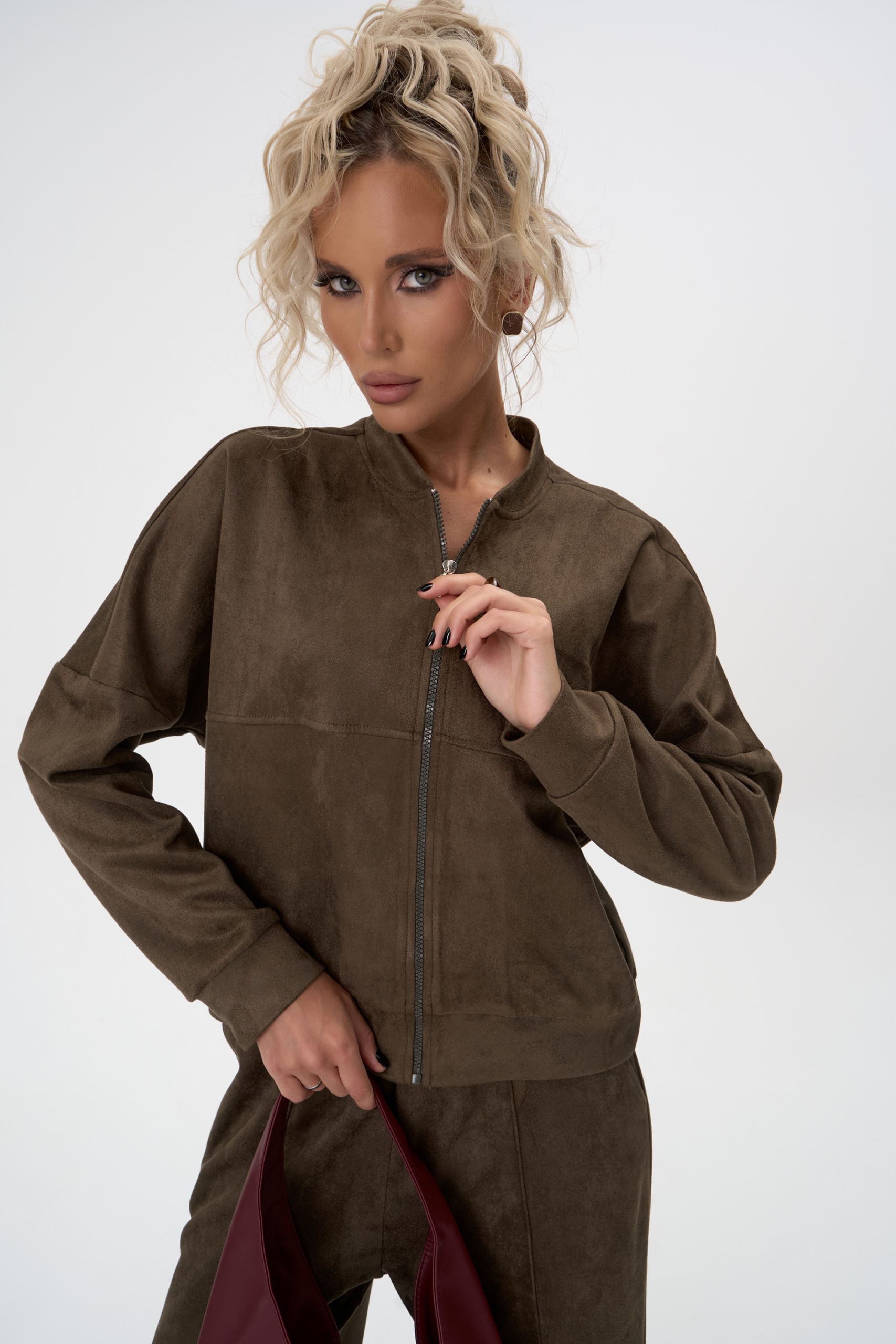 Бомбер Майли (оливковый)