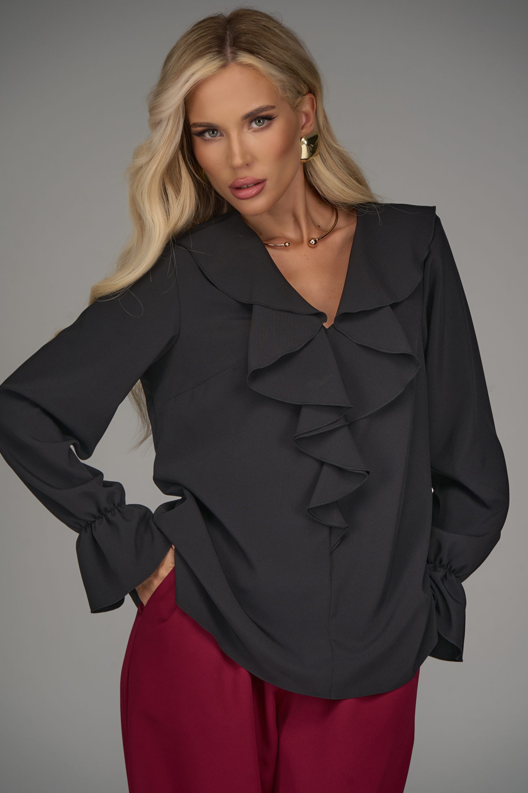 Блузка Мишель (чёрный)