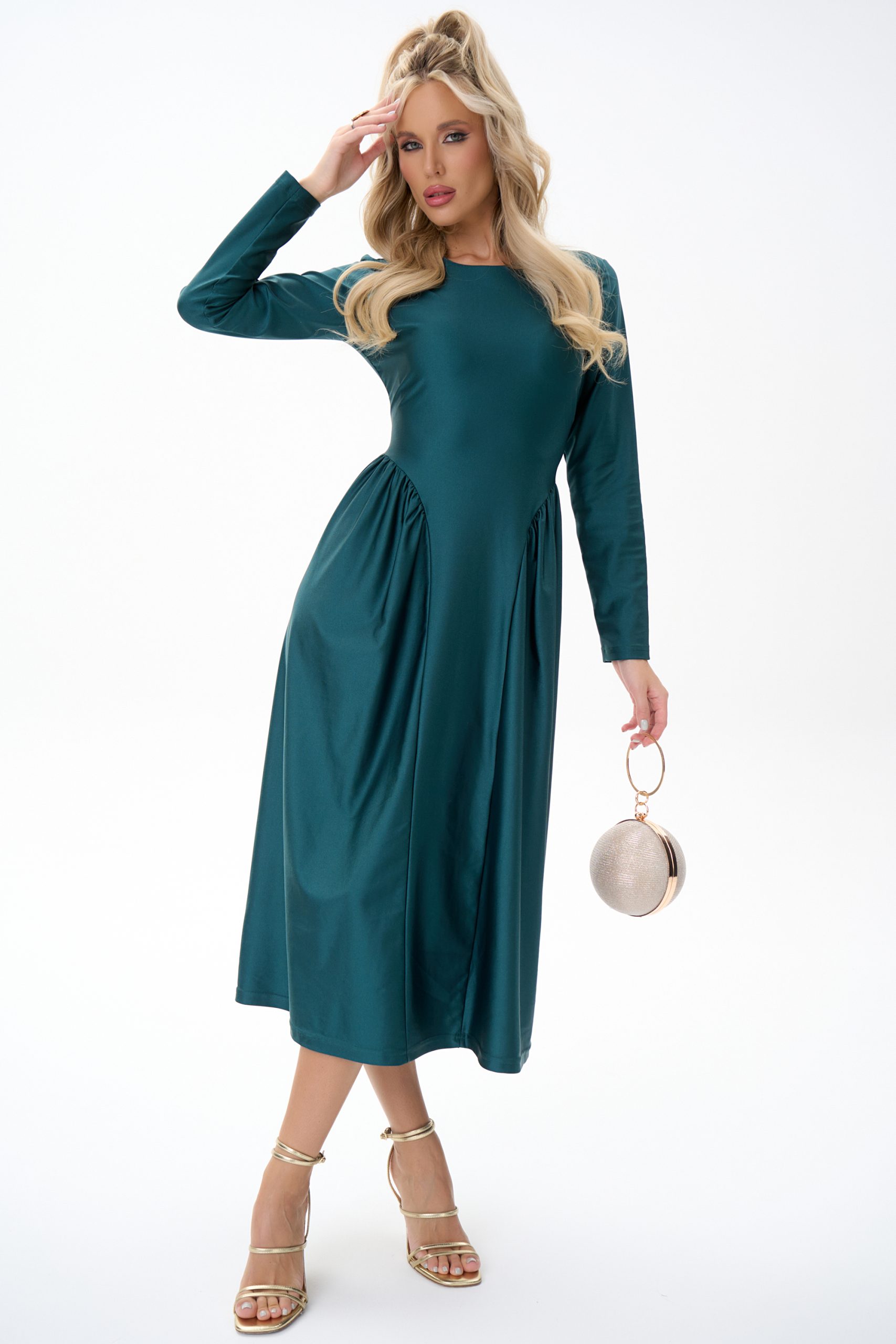 Платье Донна (изумрдный)