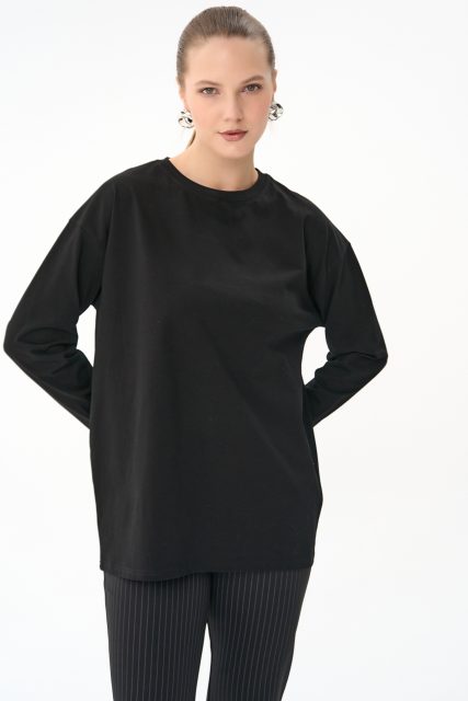 Лонгслив Эшли (чёрный)