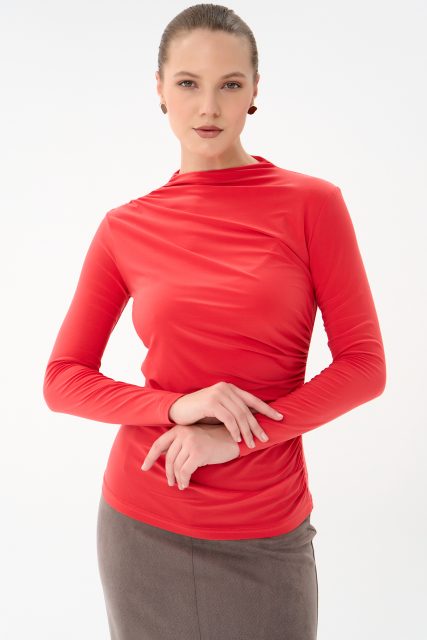 Лонгслив Нора (оранжевый)