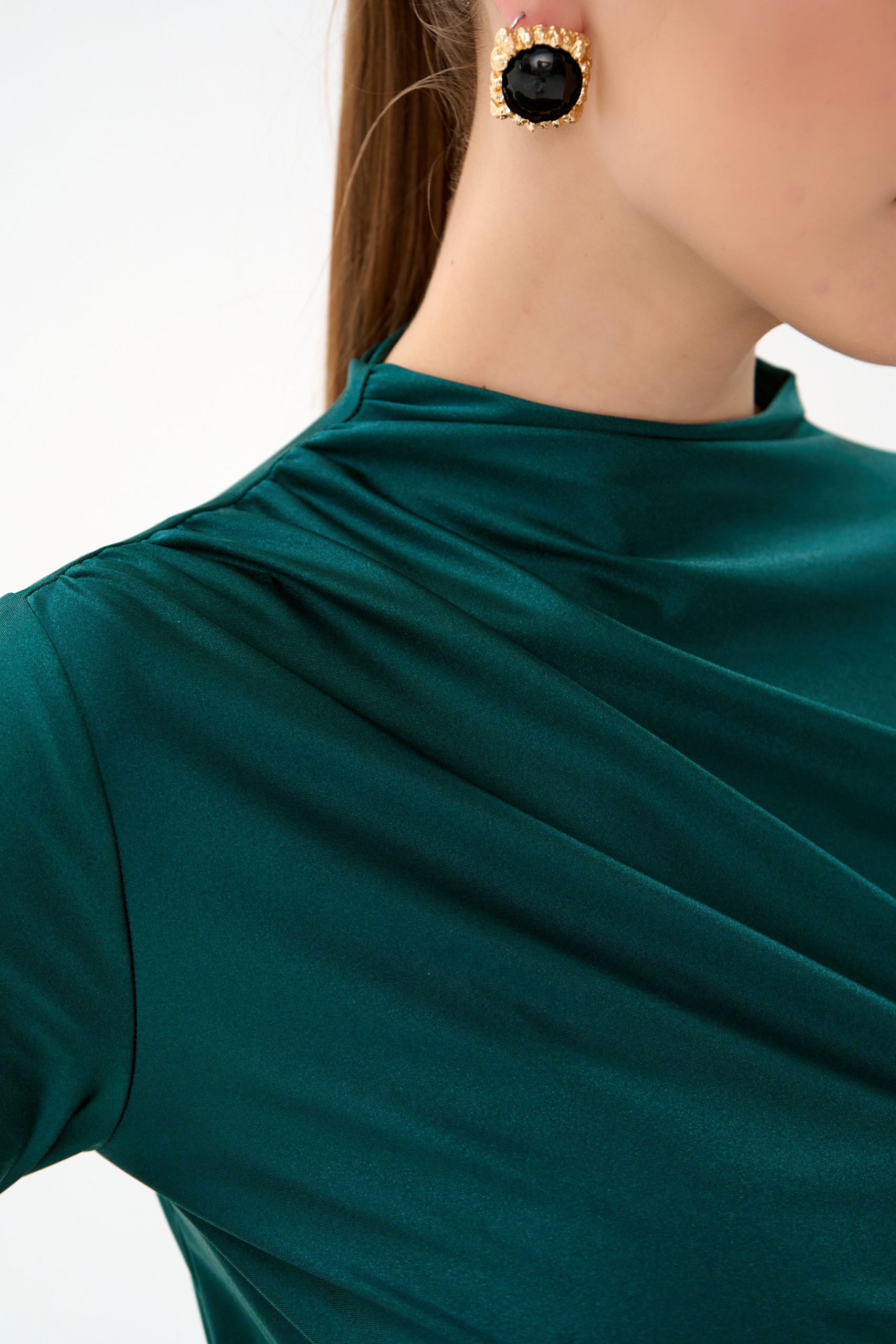 Лонгслив Нора (изумрудный)