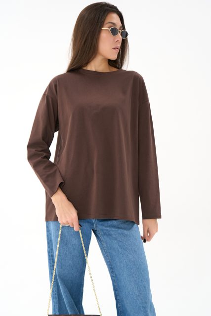 Лонгслив Эшли (шоколадный)