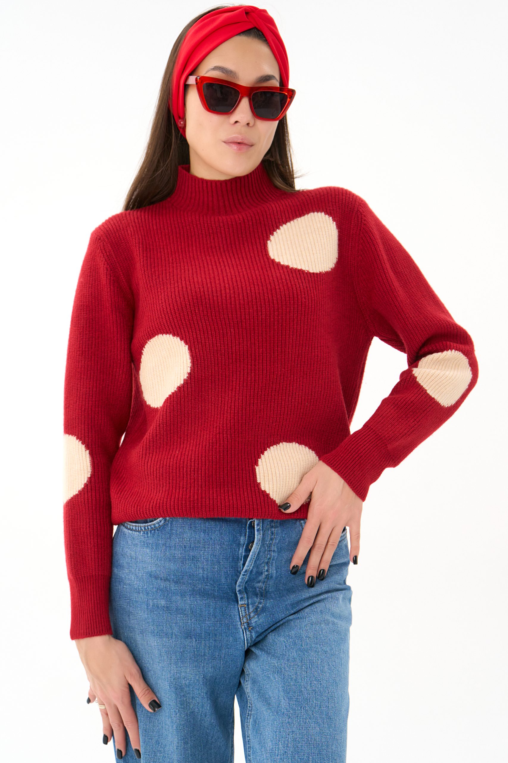 Свитер Зои (красный)