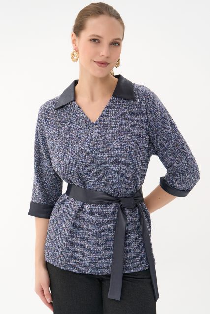 Блузон Пауда (синий)