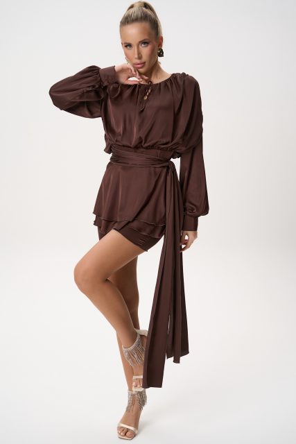Платье Муза (шоколадный)
