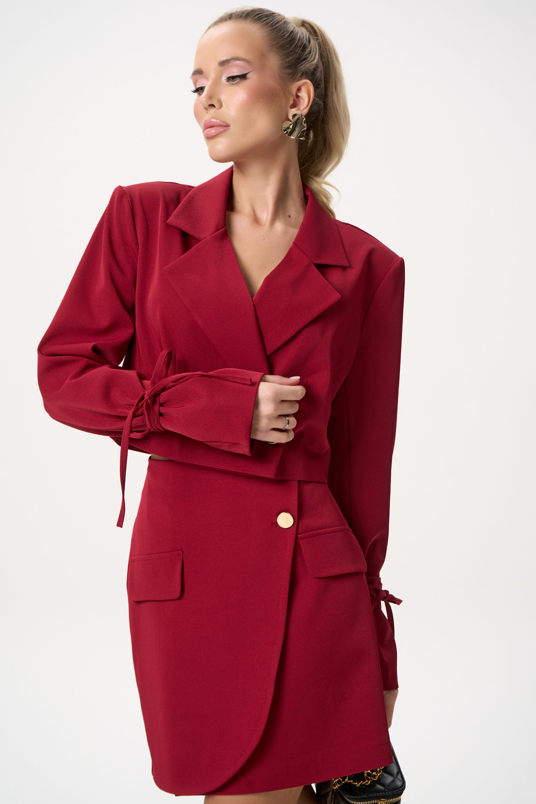 Юбка Бонни (бордовый)