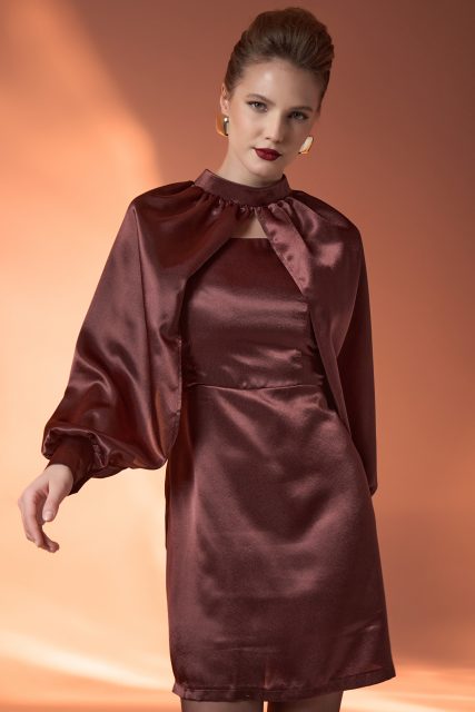 Накидка Мия (шоколадный)