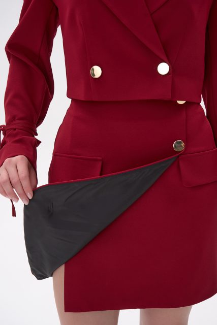 Юбка Бонни (бордовый)