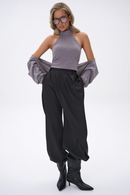 Топ с кардиганом Хайд (серый)