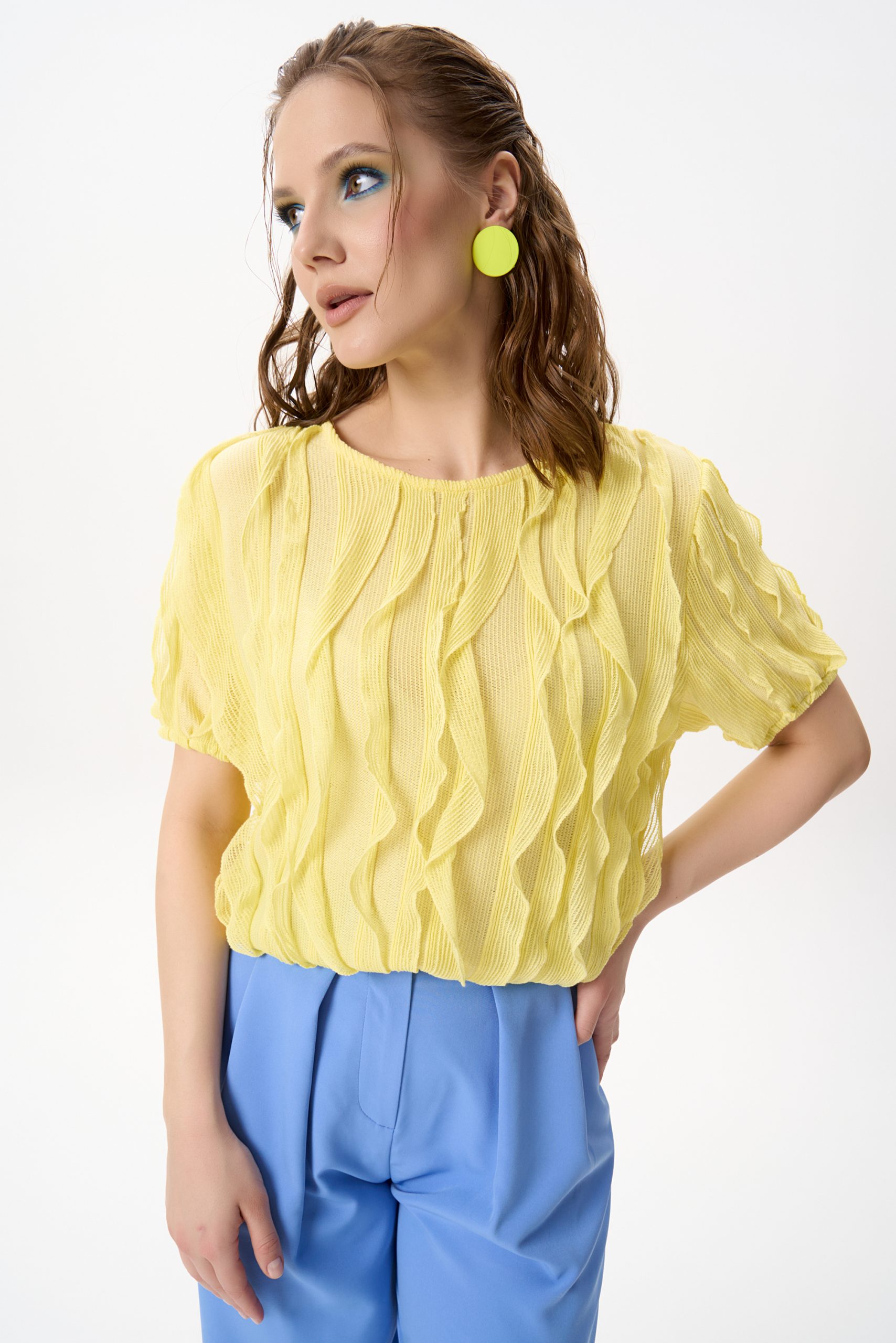 Блузка Лили (желтый)