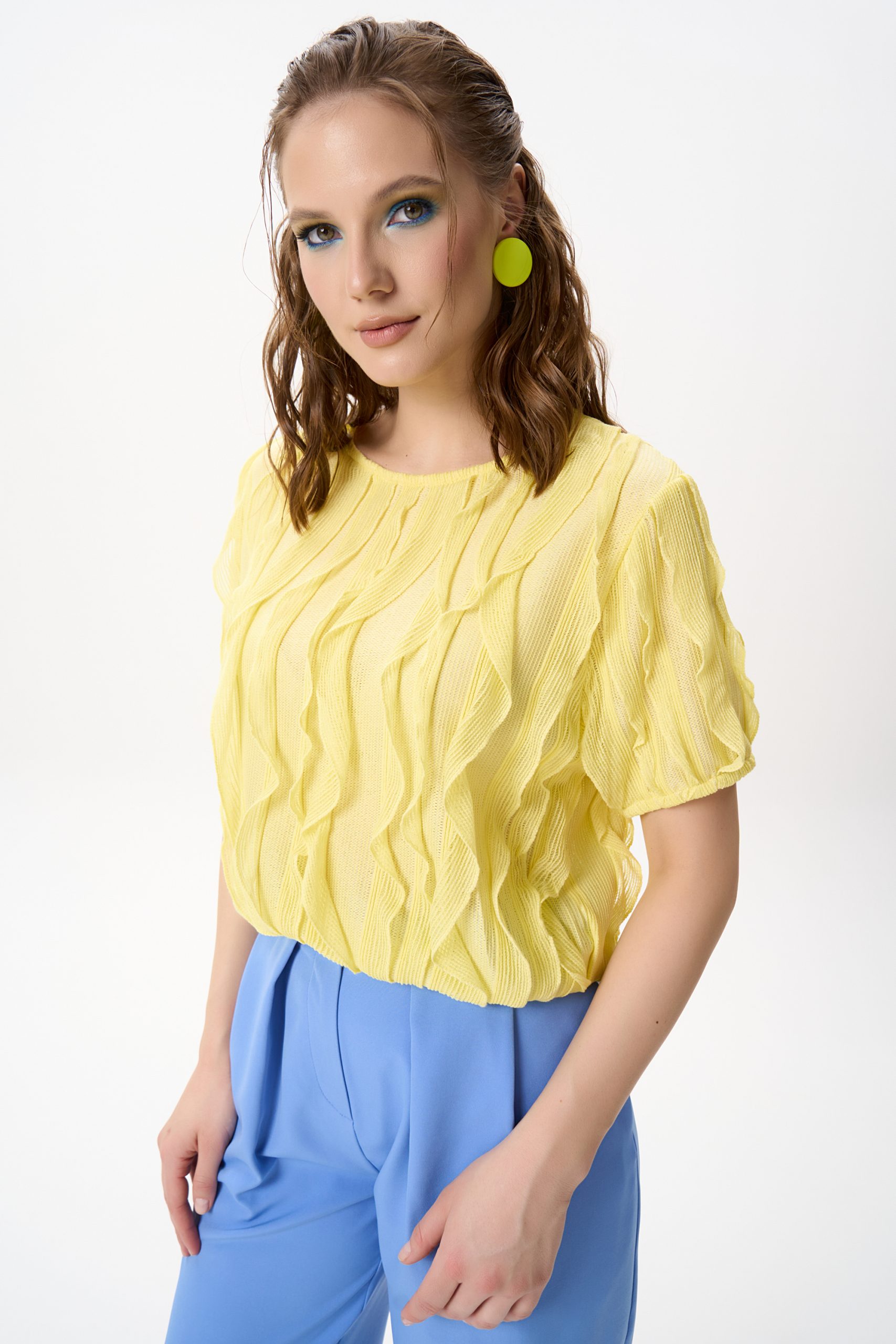 Блузка Лили (желтый)