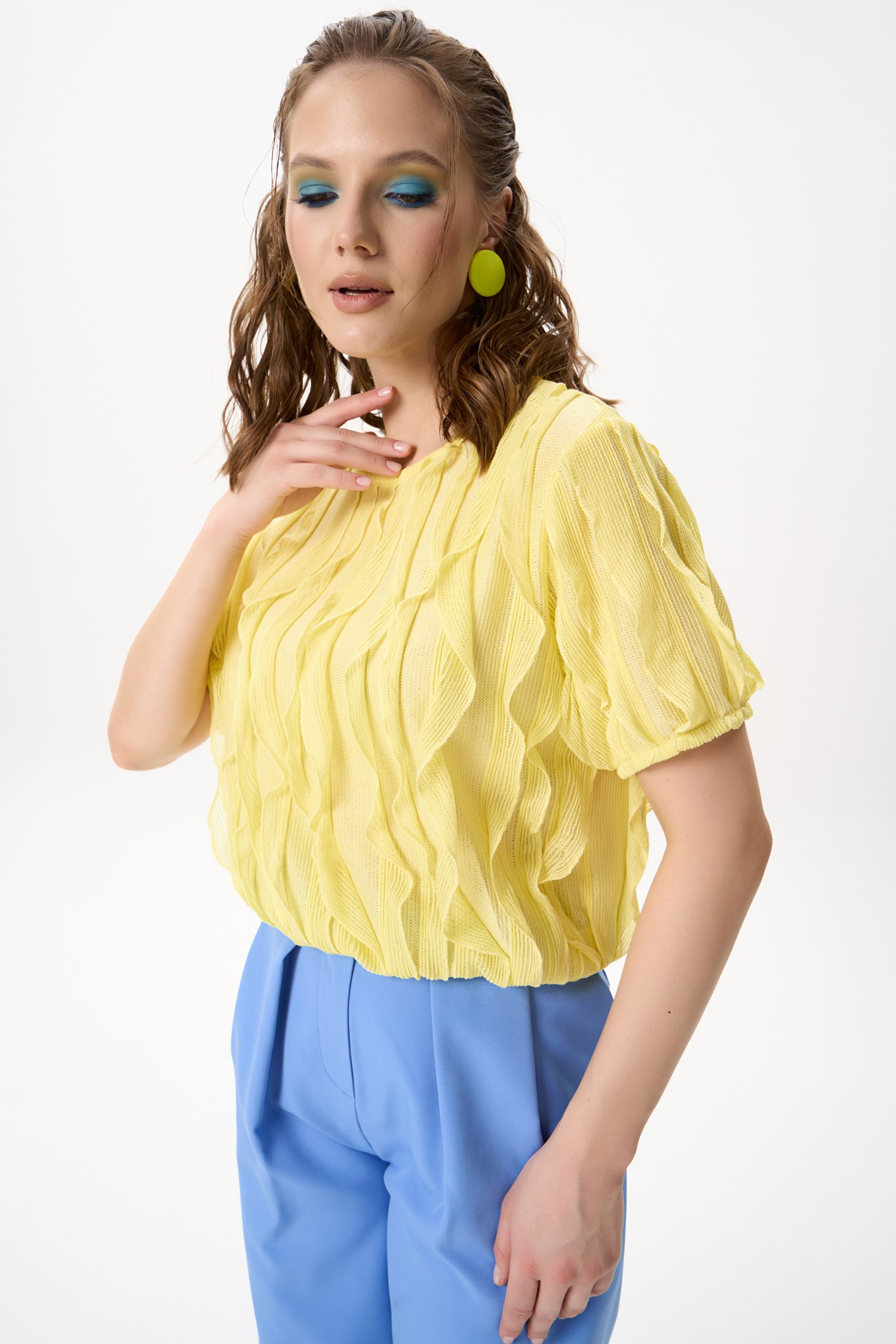 Блузка Лили (желтый)