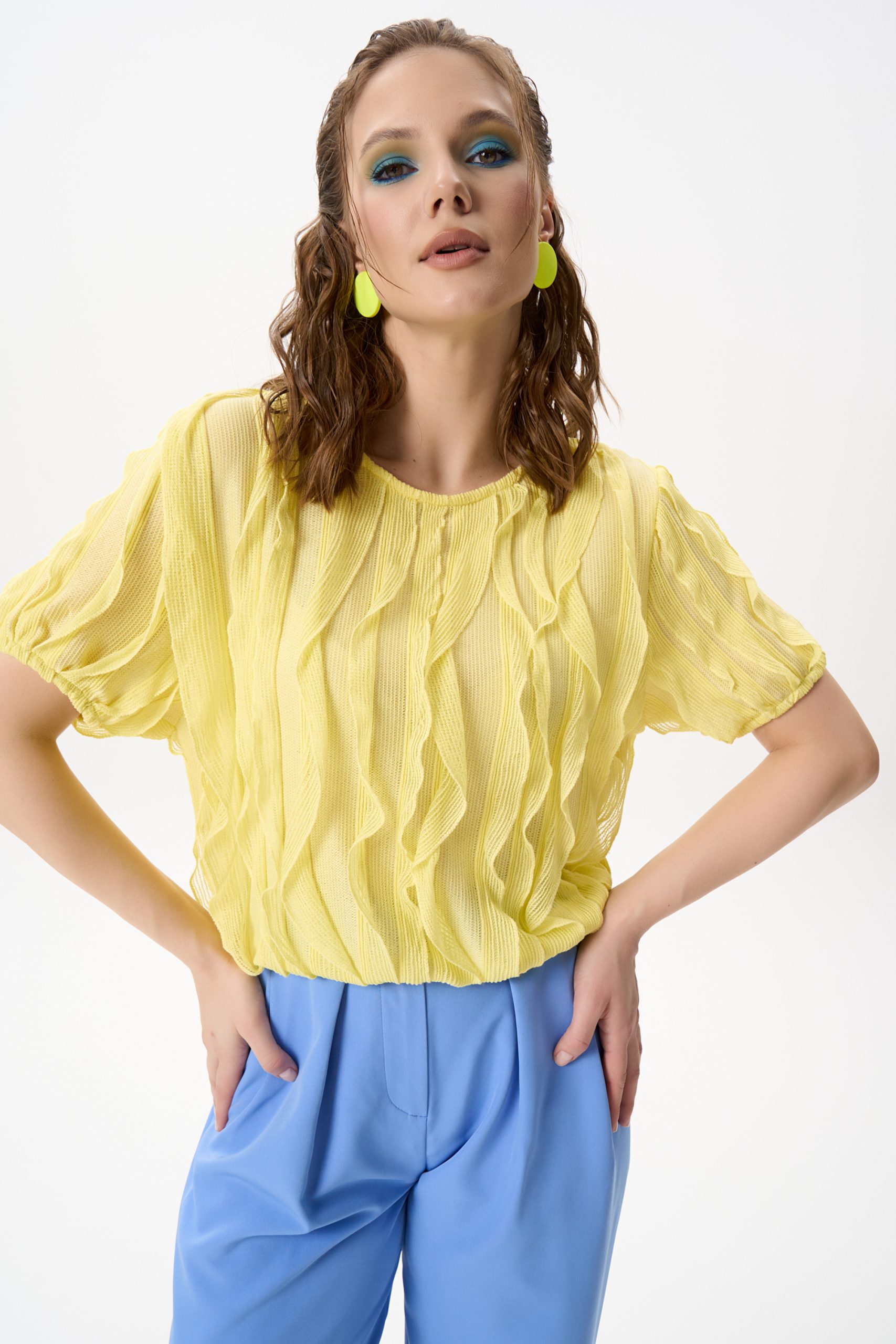 Блузка Лили (желтый)