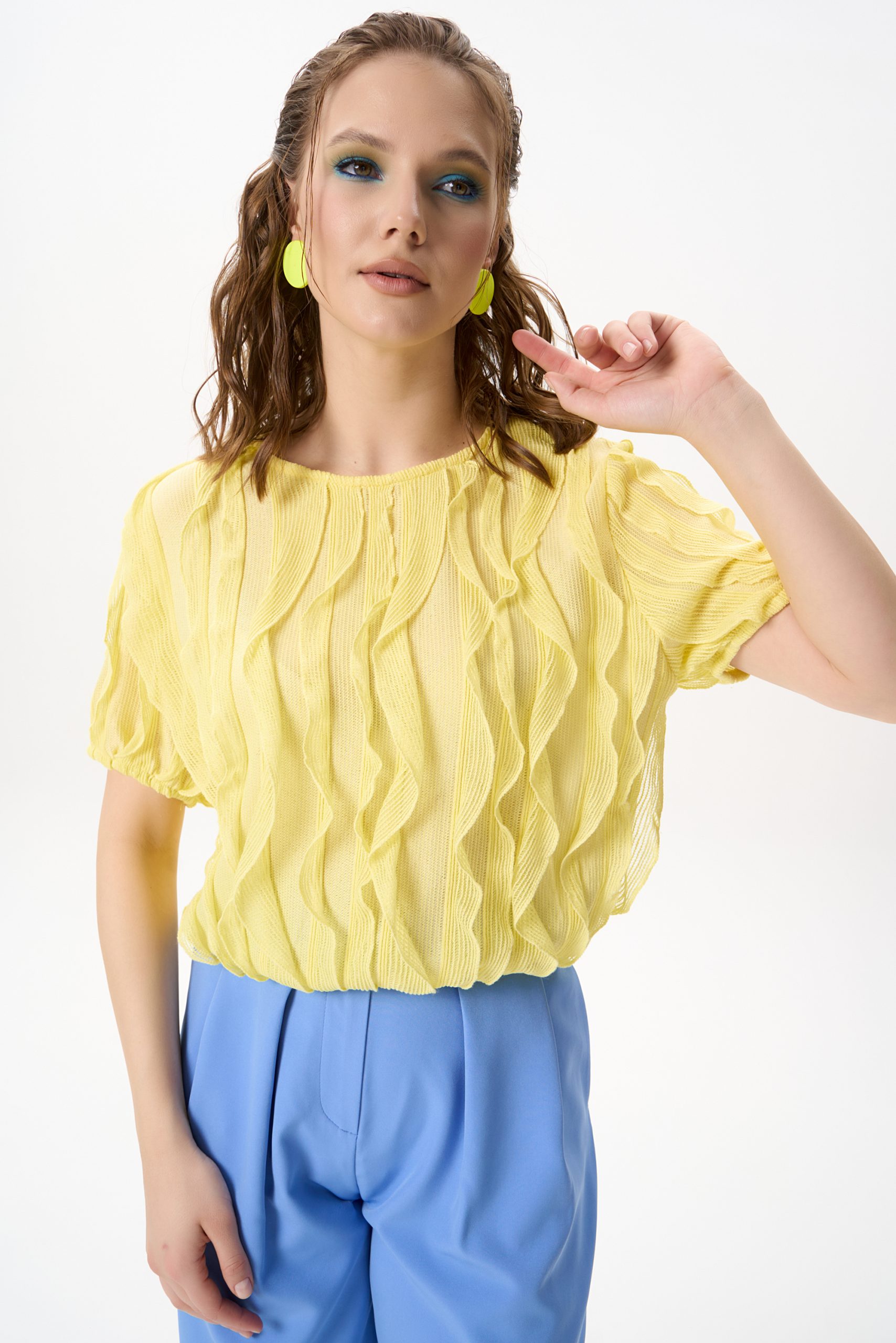 Блузка Лили (желтый)