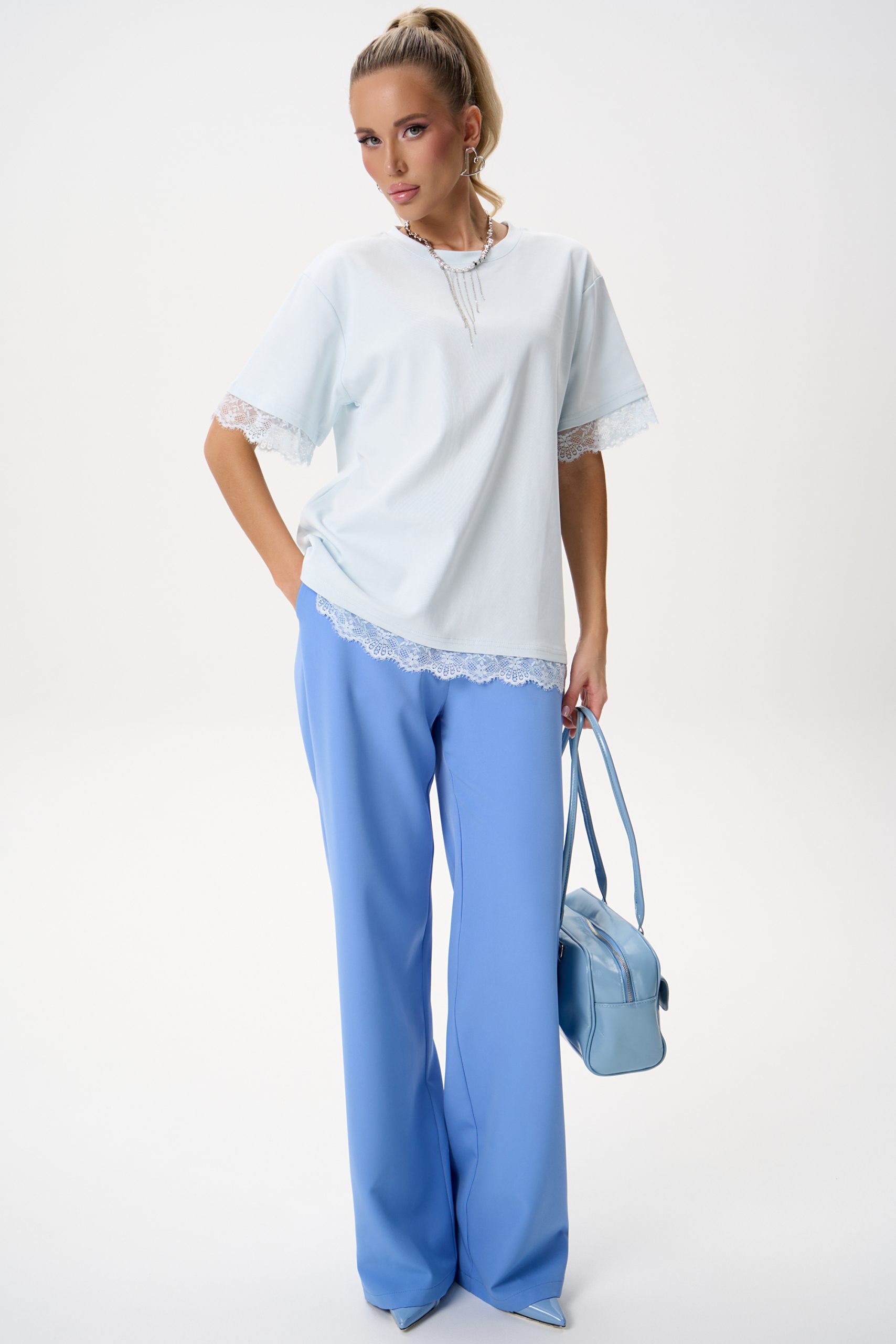 Футболка Бэль (голубой)