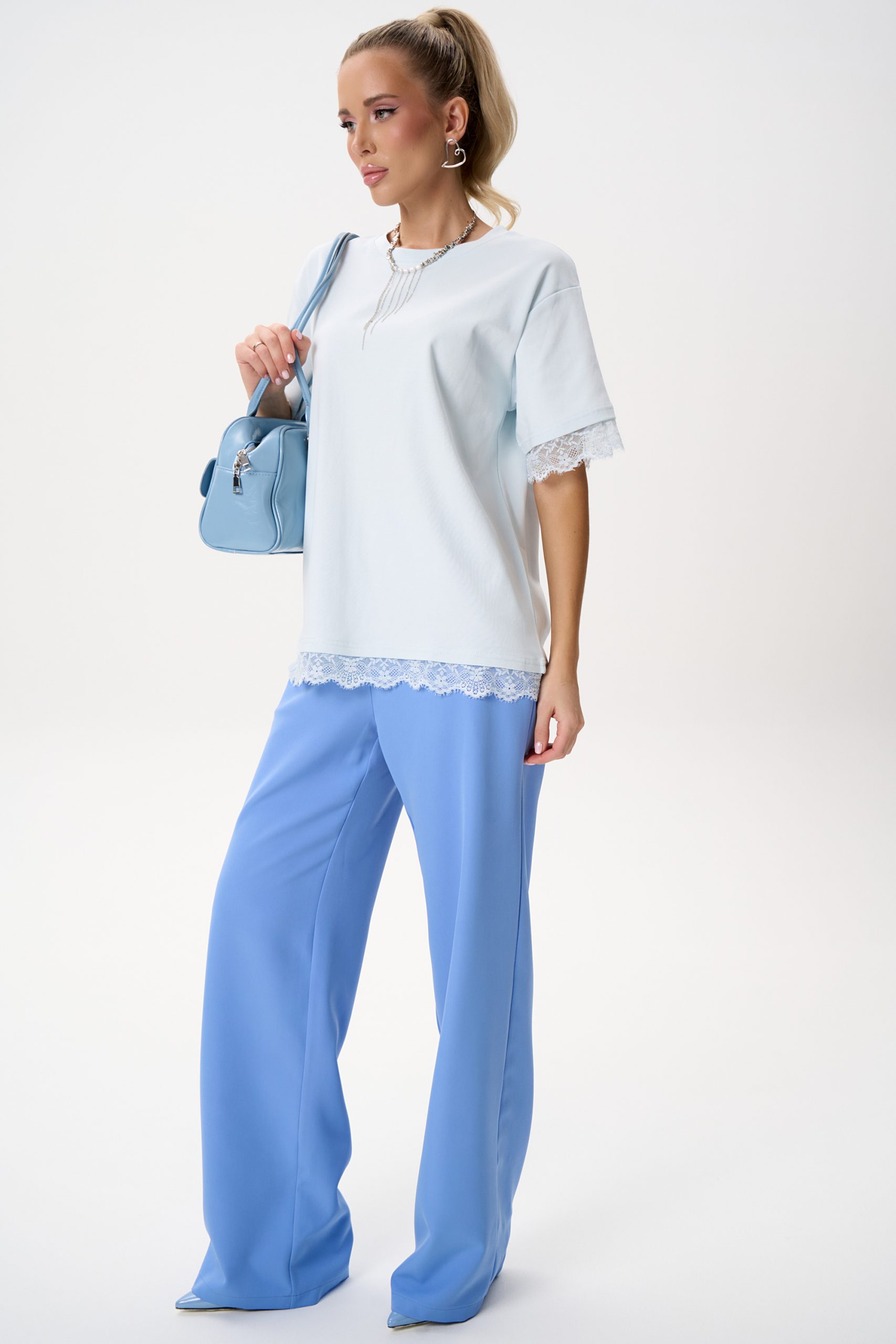 Футболка Бэль (голубой)