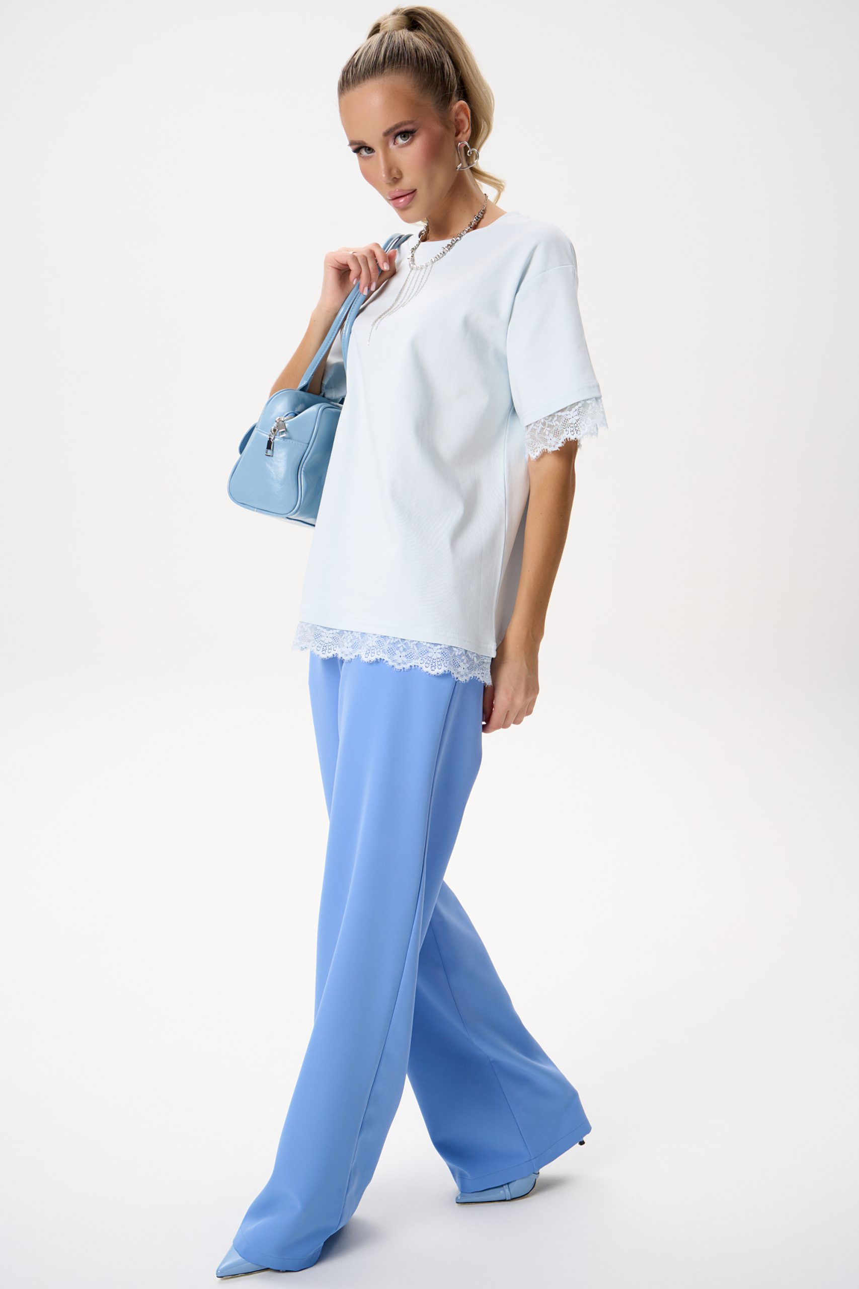 Футболка Бэль (голубой)