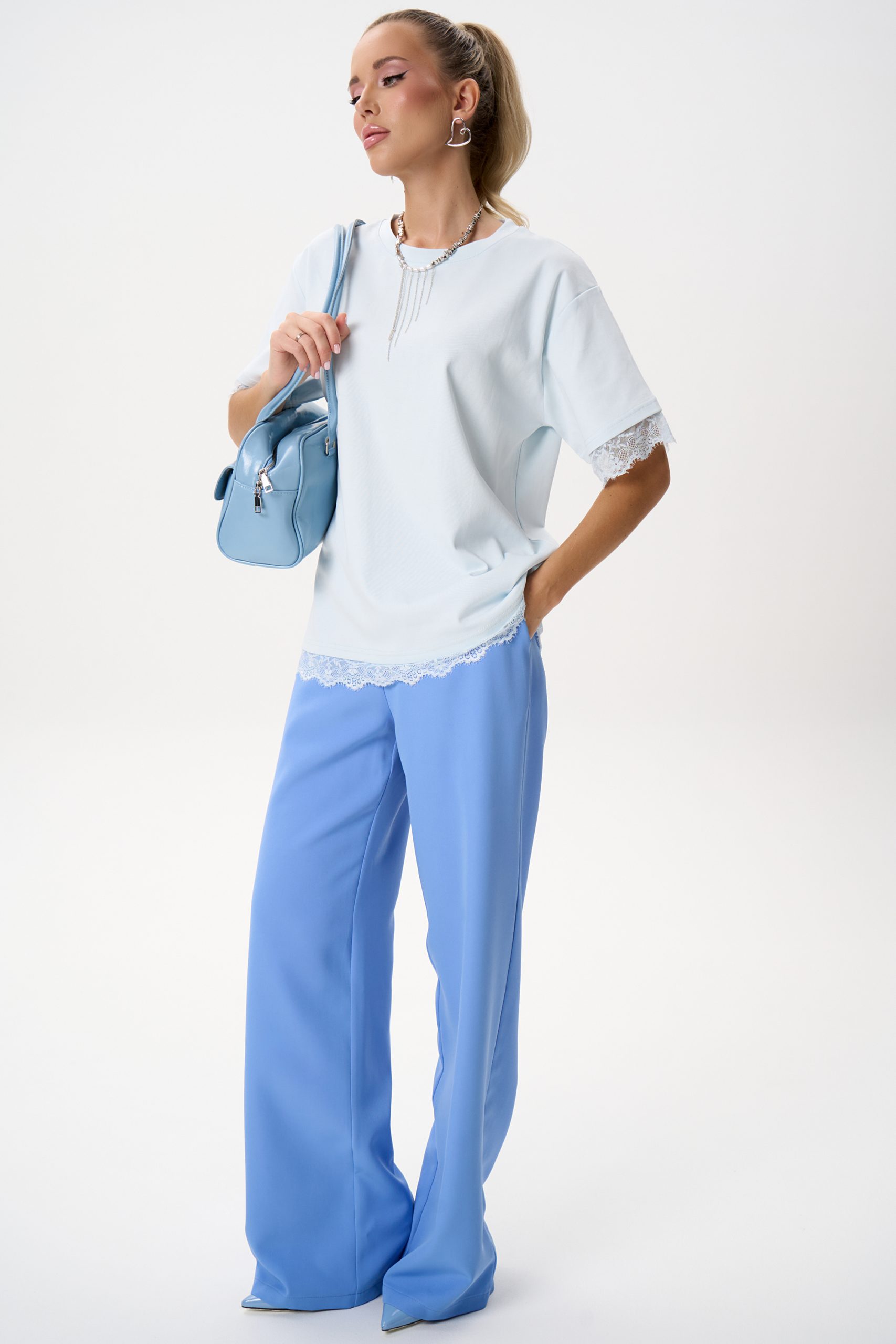 Футболка Бэль (голубой)