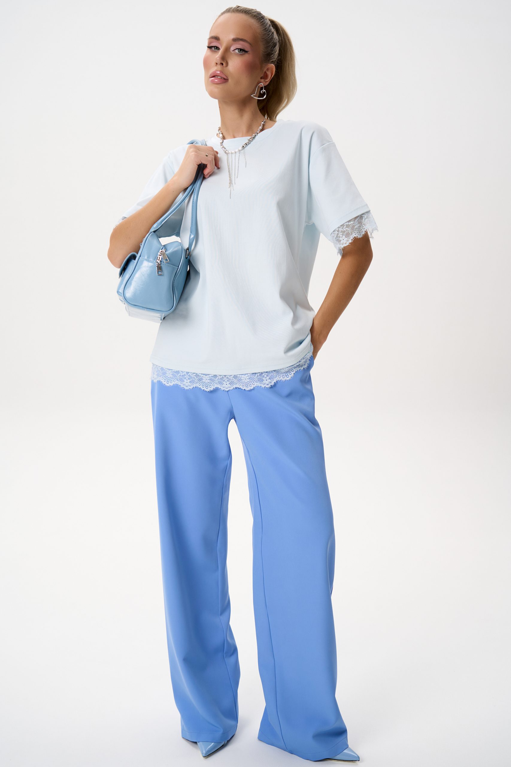 Футболка Бэль (голубой)