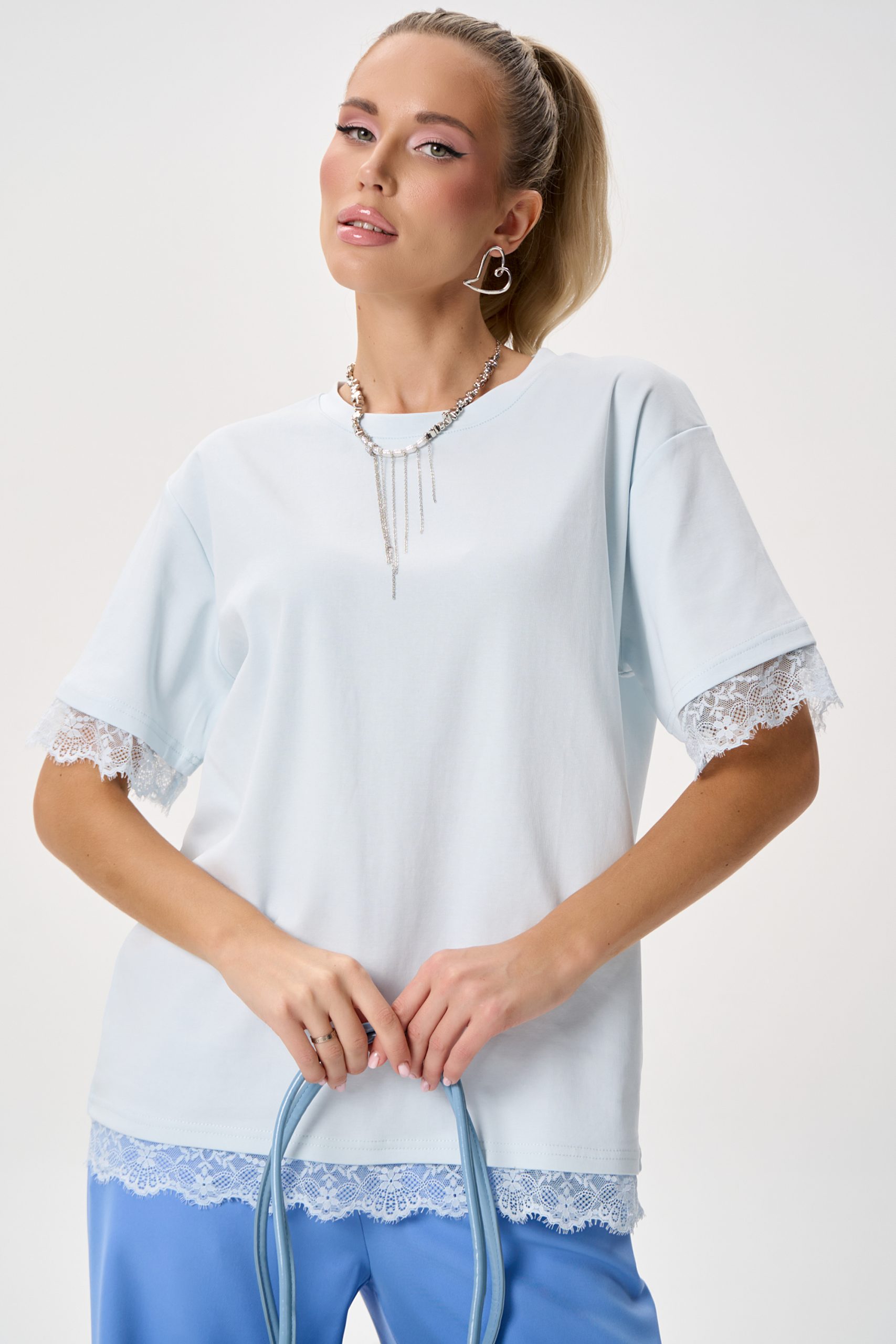 Футболка Бэль (голубой)