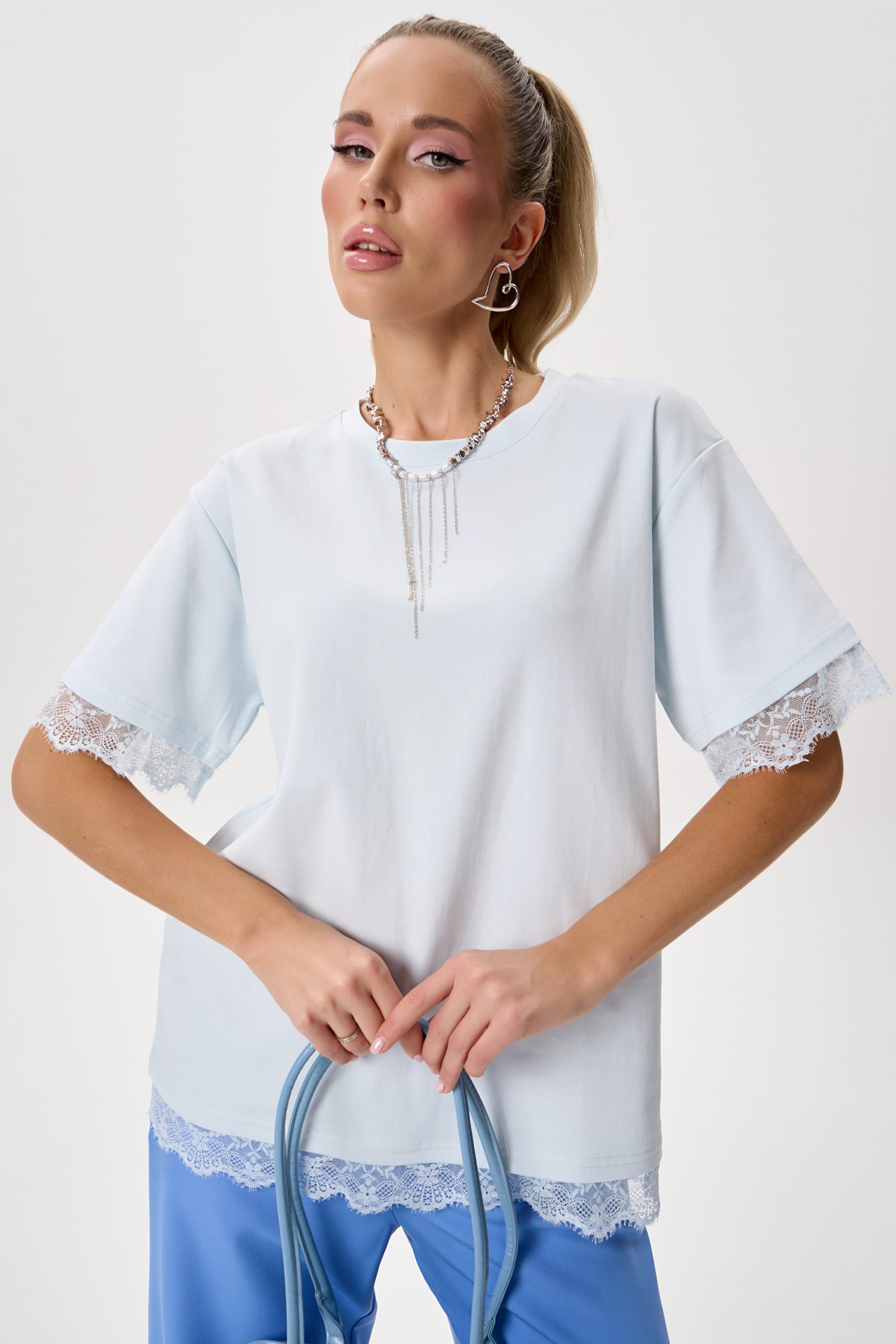 Футболка Бэль (голубой)