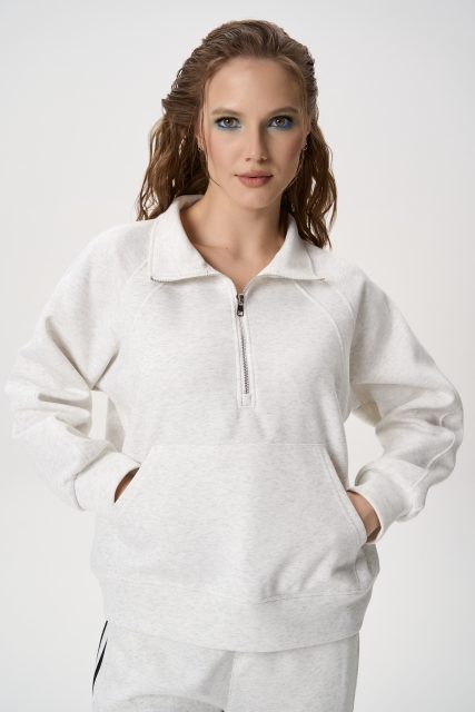 Свитшот Деми (светло-серый)