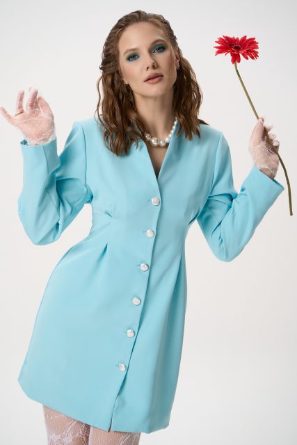 Платье - пиджак Вивьен (тиффани)