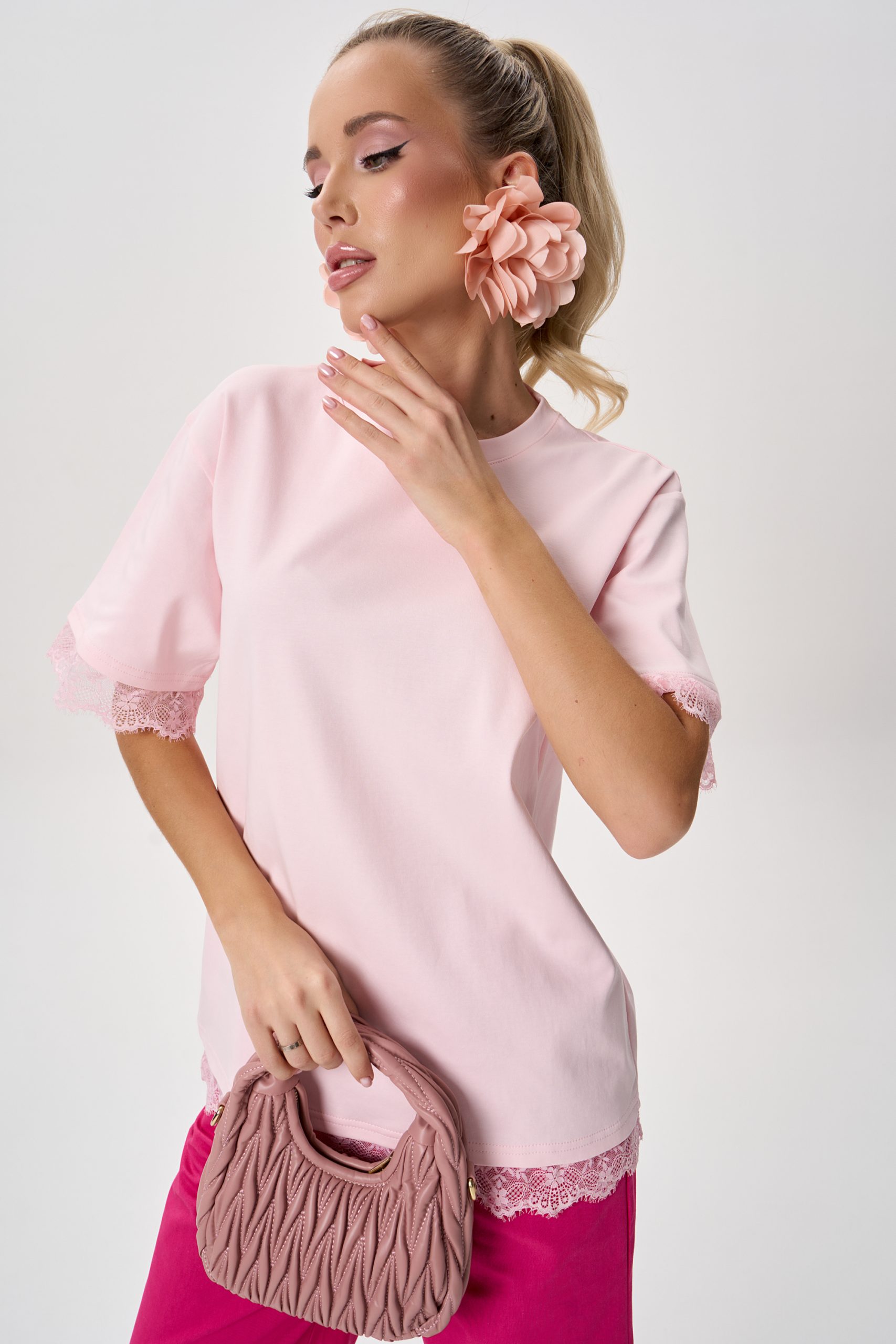 Футболка Бэль (розовый)