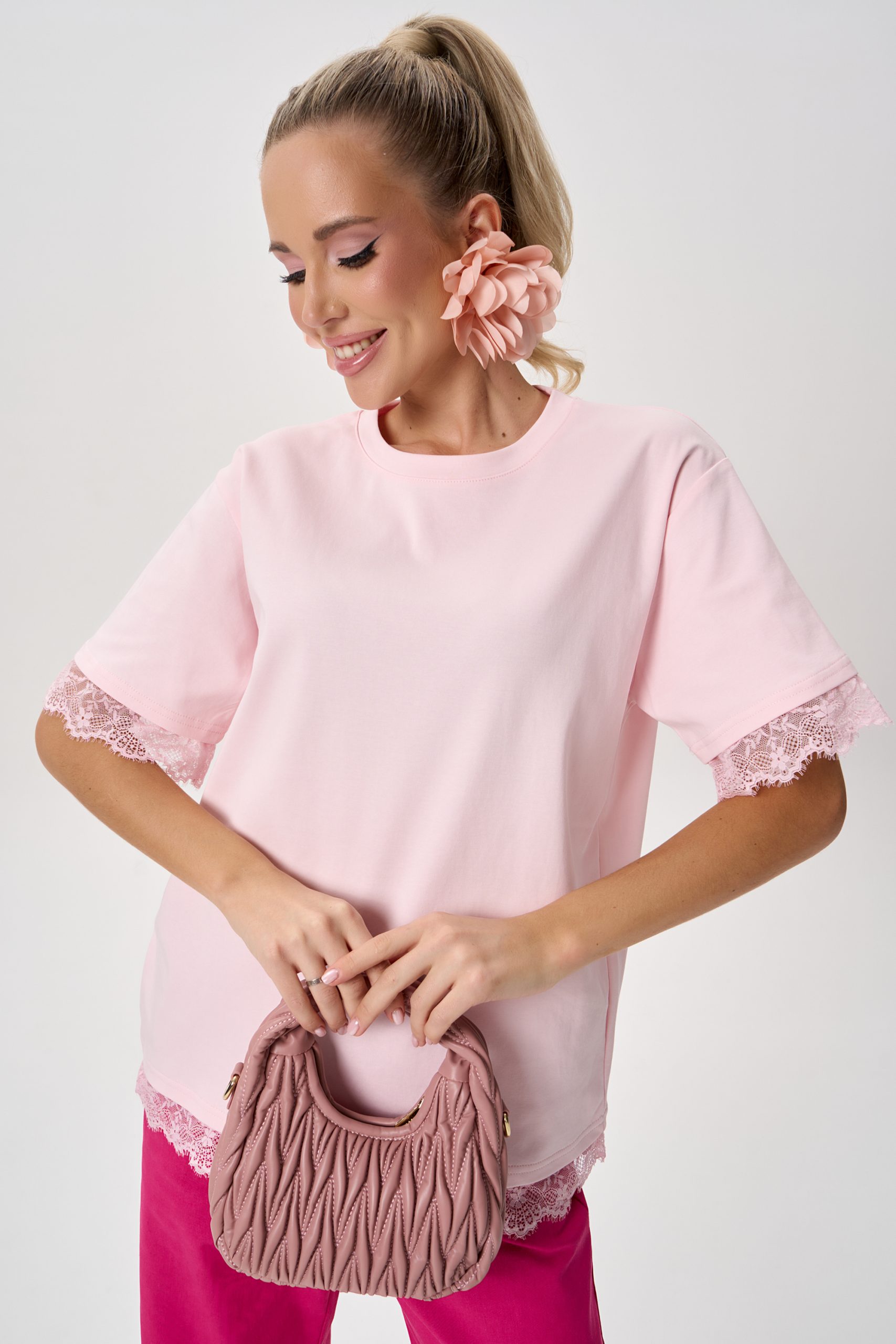 Футболка Бэль (розовый)